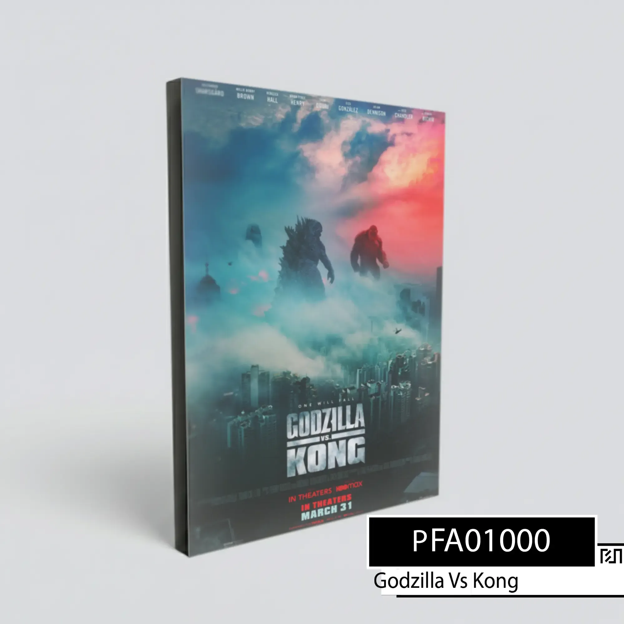 Hiasan Dinding Poster Film Godzilla vs Kong PFA01000