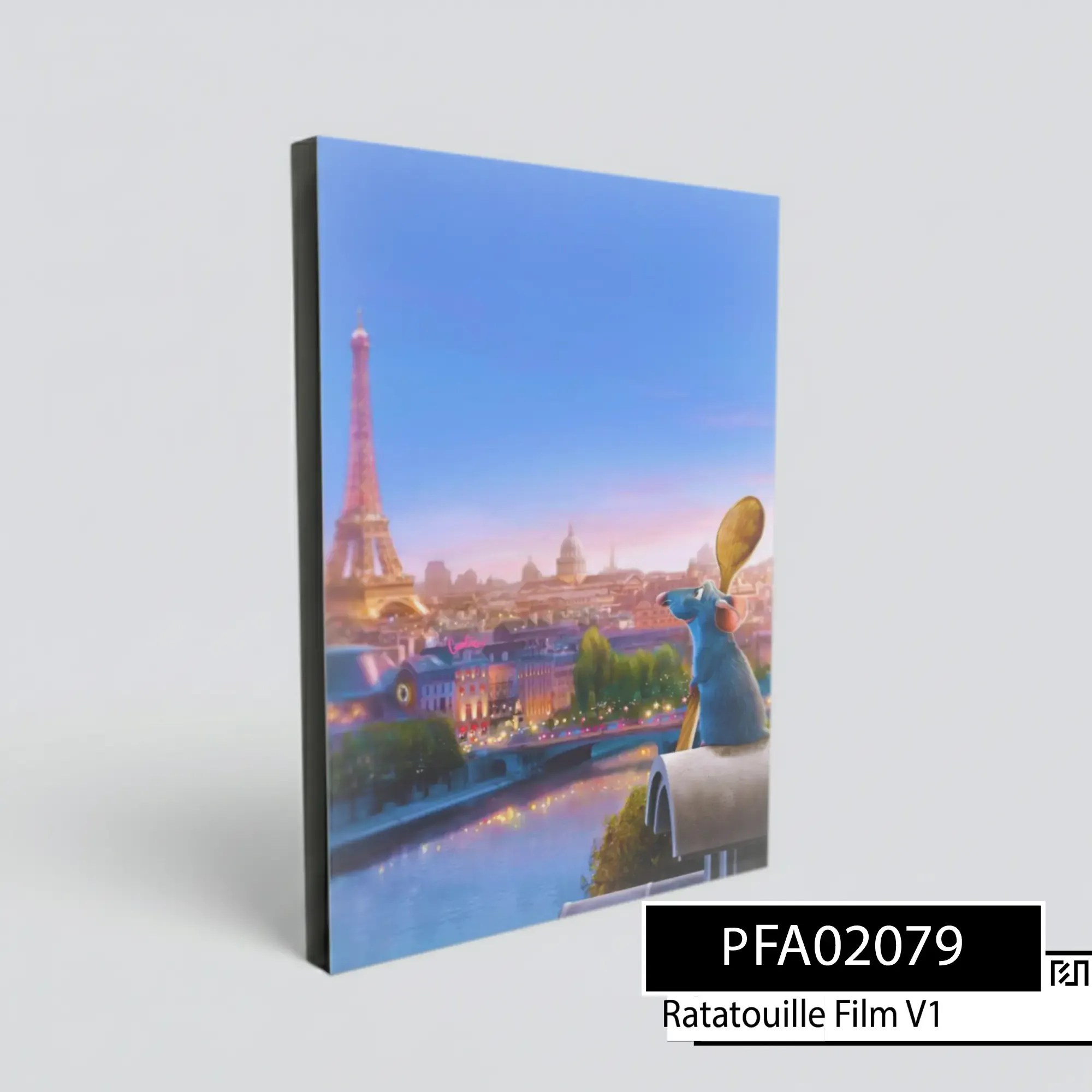 Hiasan Dinding Poster Film Ratatouille Paris