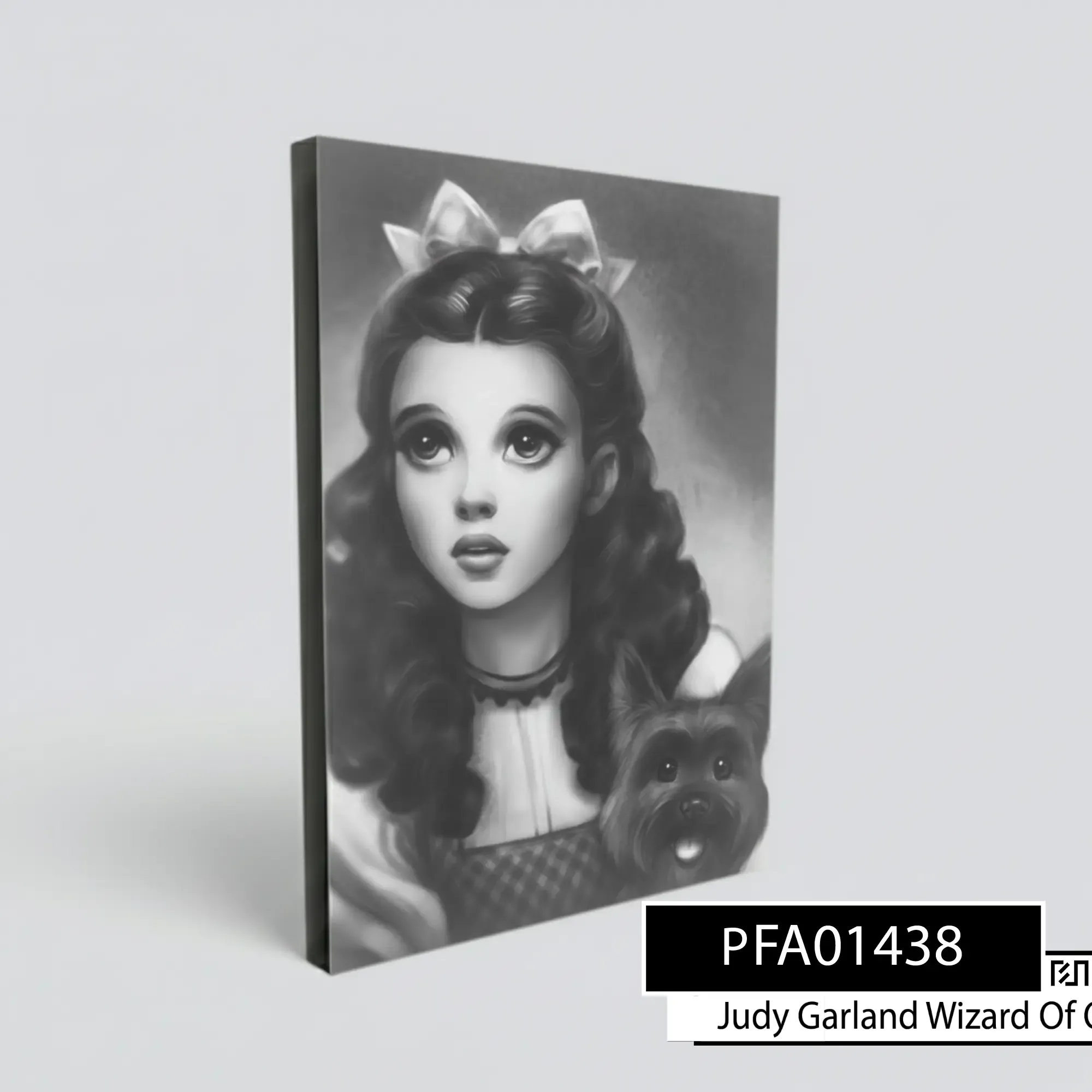Lukisan poster Judy Garland sebagai Dorothy Gale