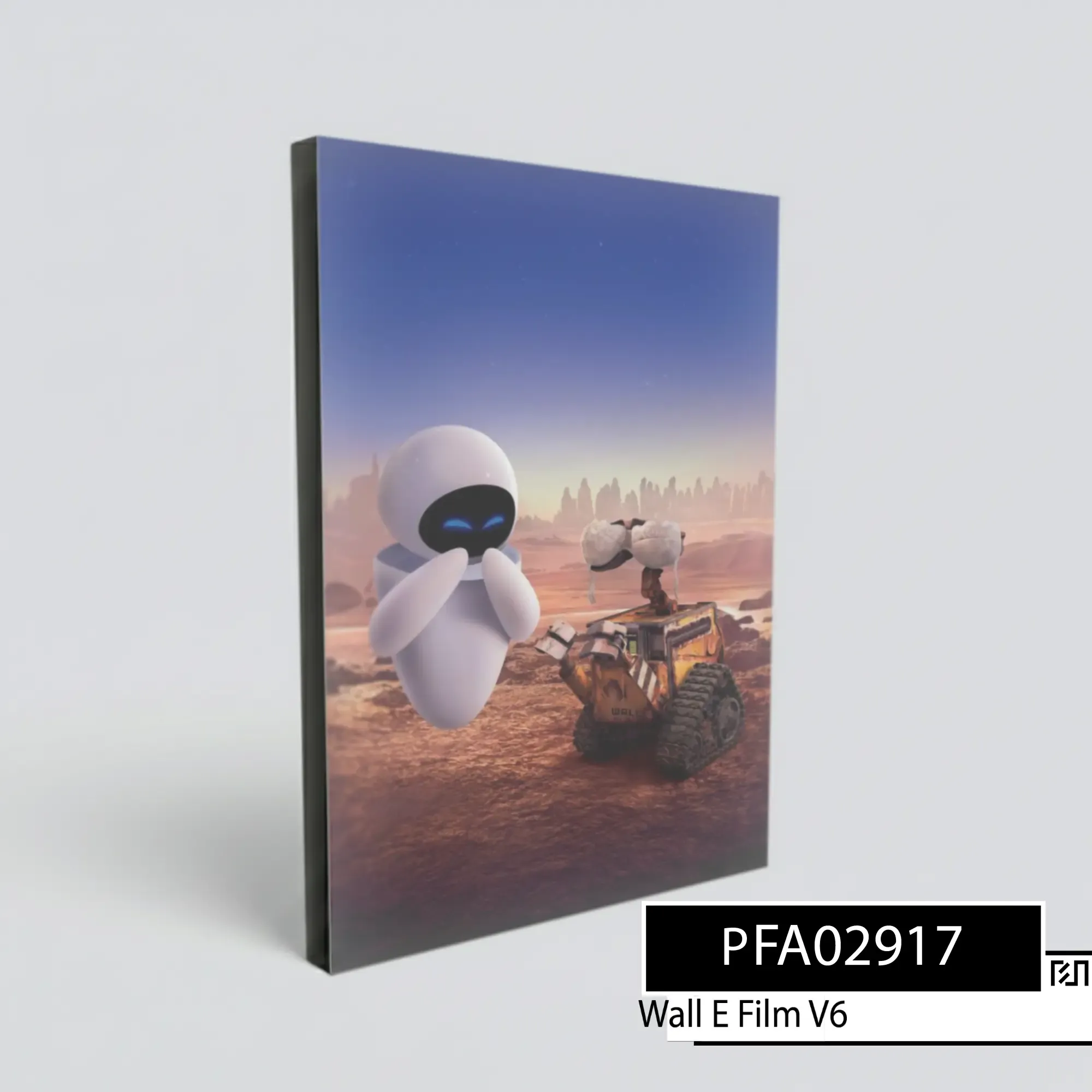 Poster Dinding Wall-E dan Eve - Dekorasi Film Pixar