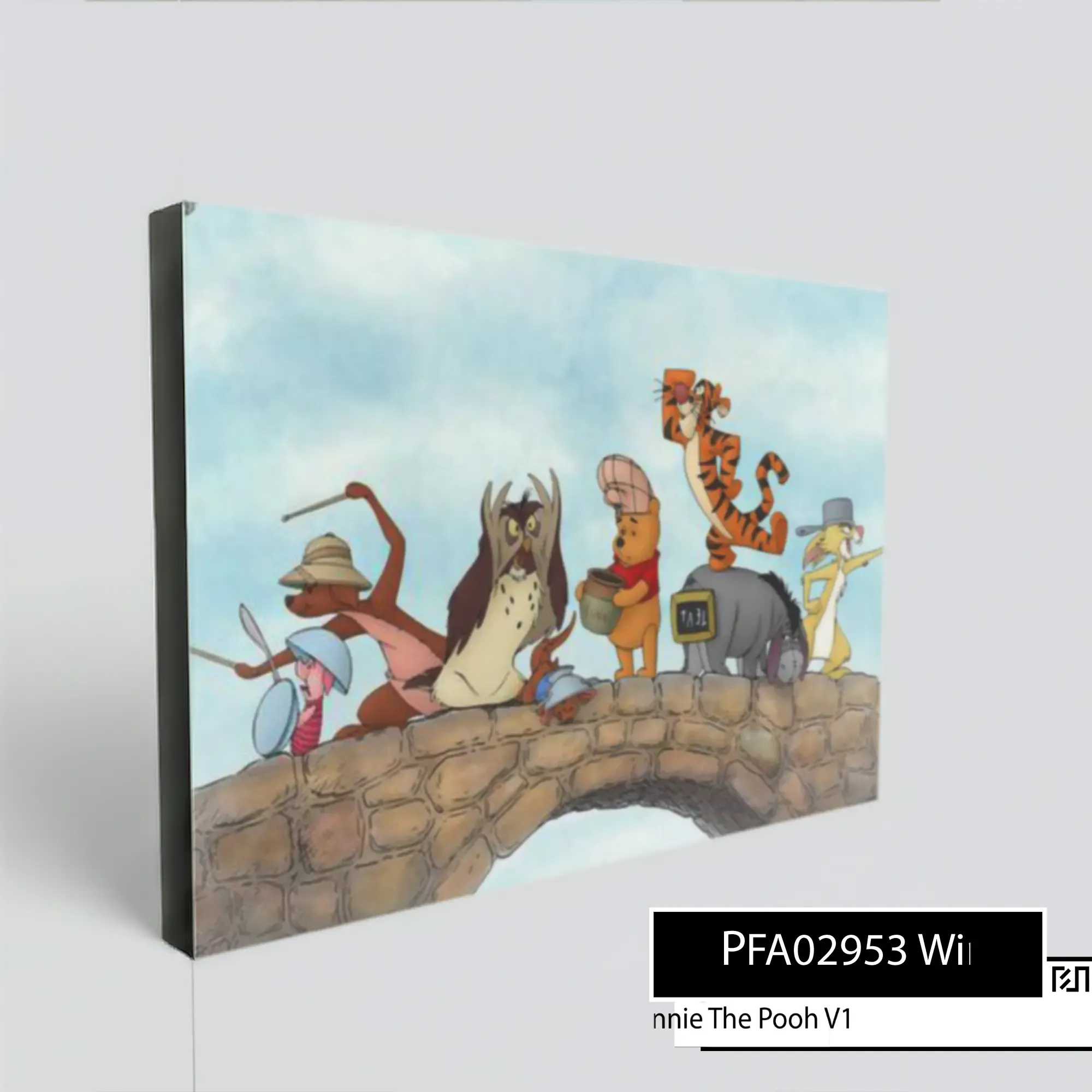 poster Dinding Winnie the Pooh dan Teman-teman