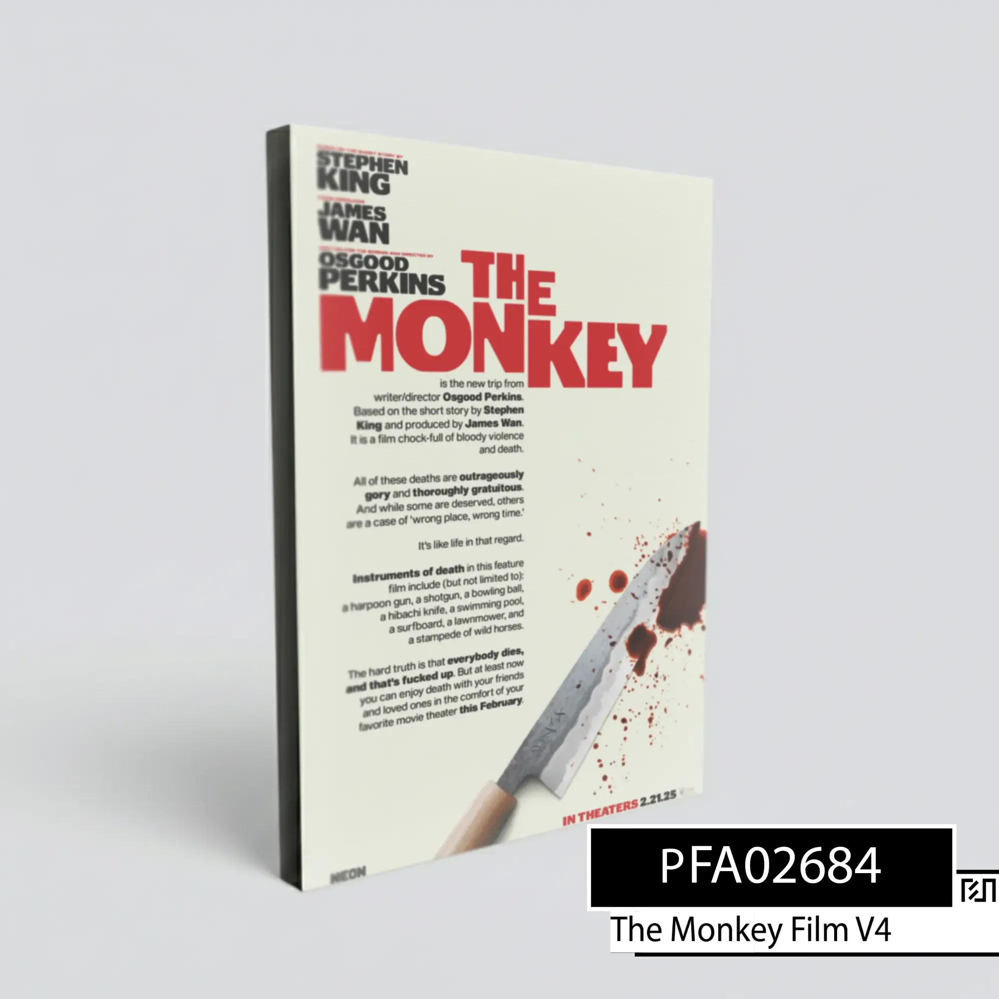 Poster Film Horor The Monkey Karya Osgood Perkins