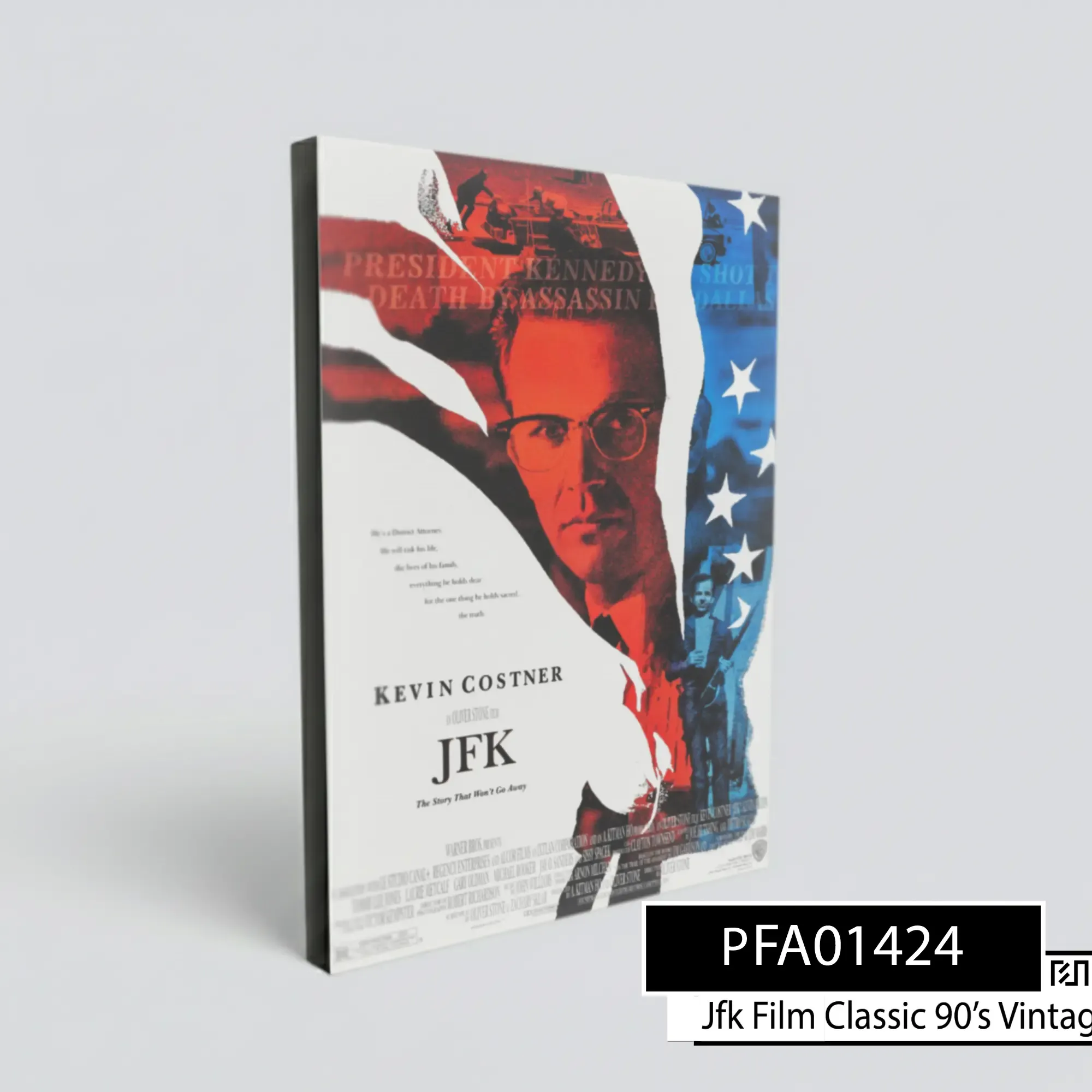 Poster Film JFK Kevin Costner Klasik 90-an