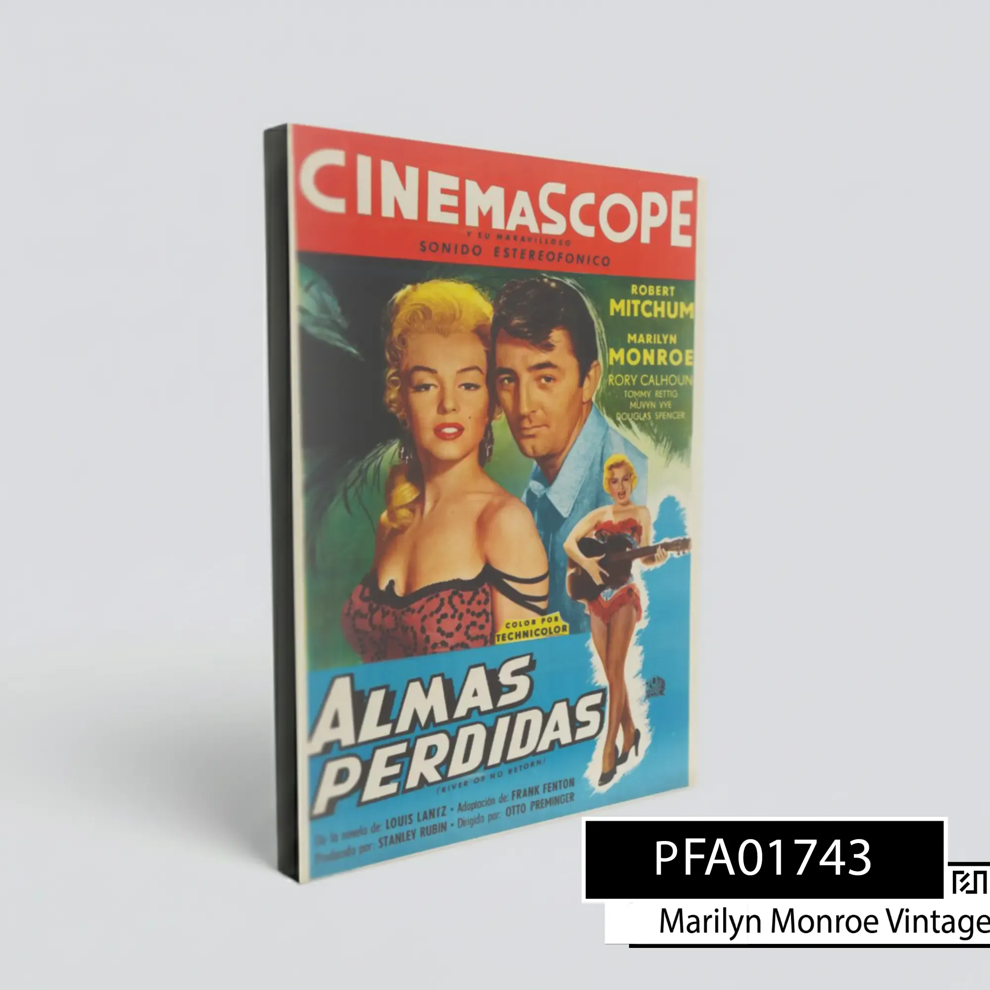 Poster Film Klasik Almas Perdidas Marilyn Monroe