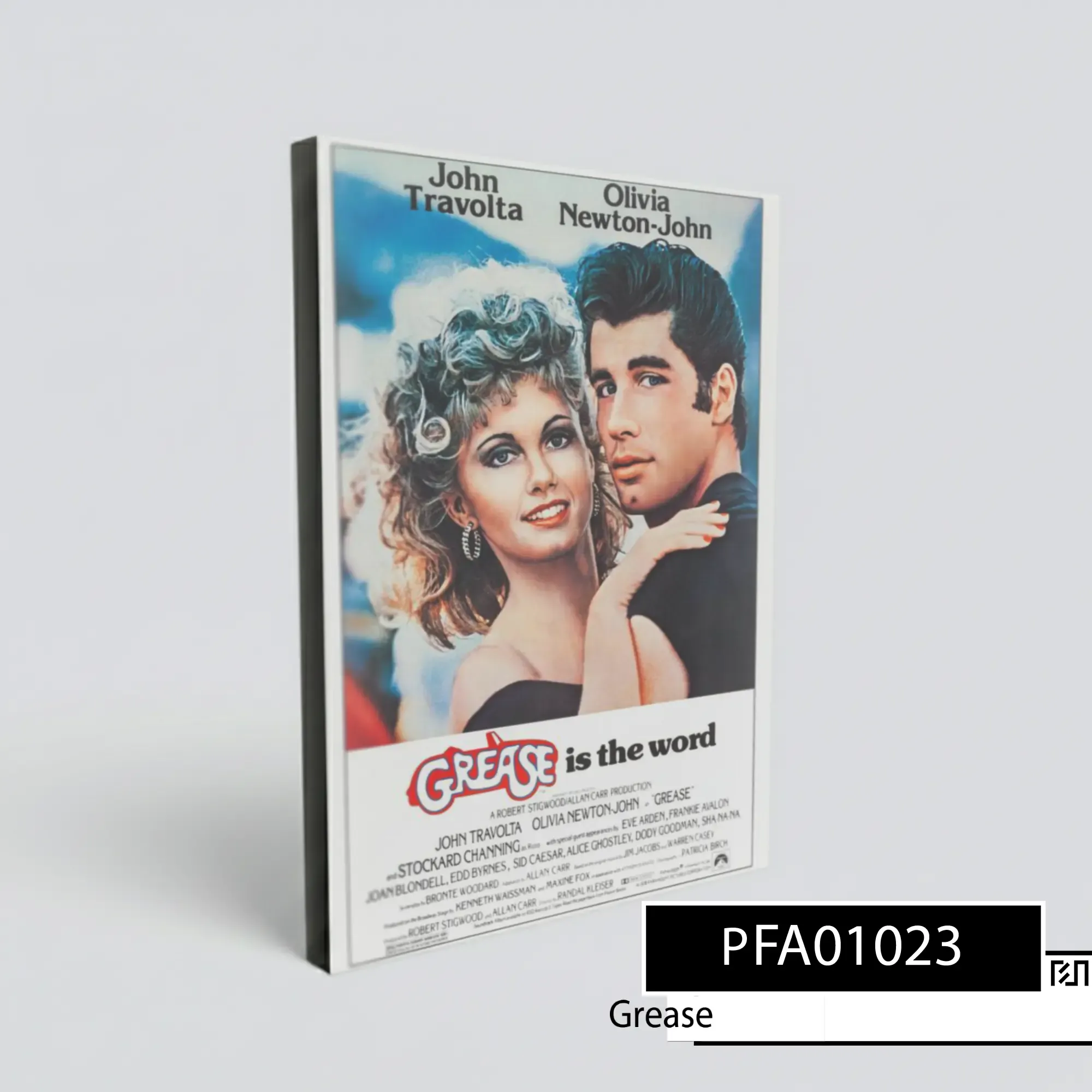 Poster Film Klasik Grease John Travolta & Olivia Newton-John