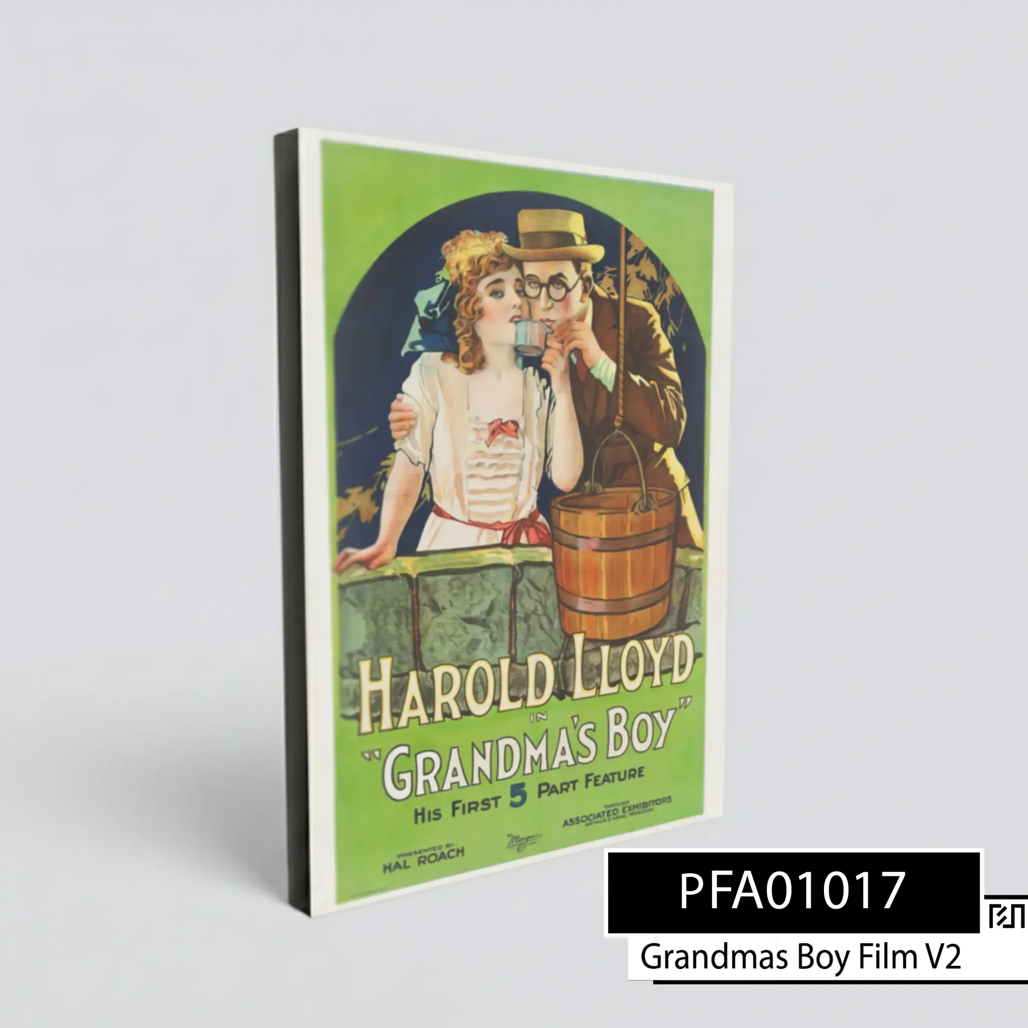 Poster Film Klasik Harold Lloyd Grandma's Boy 1922