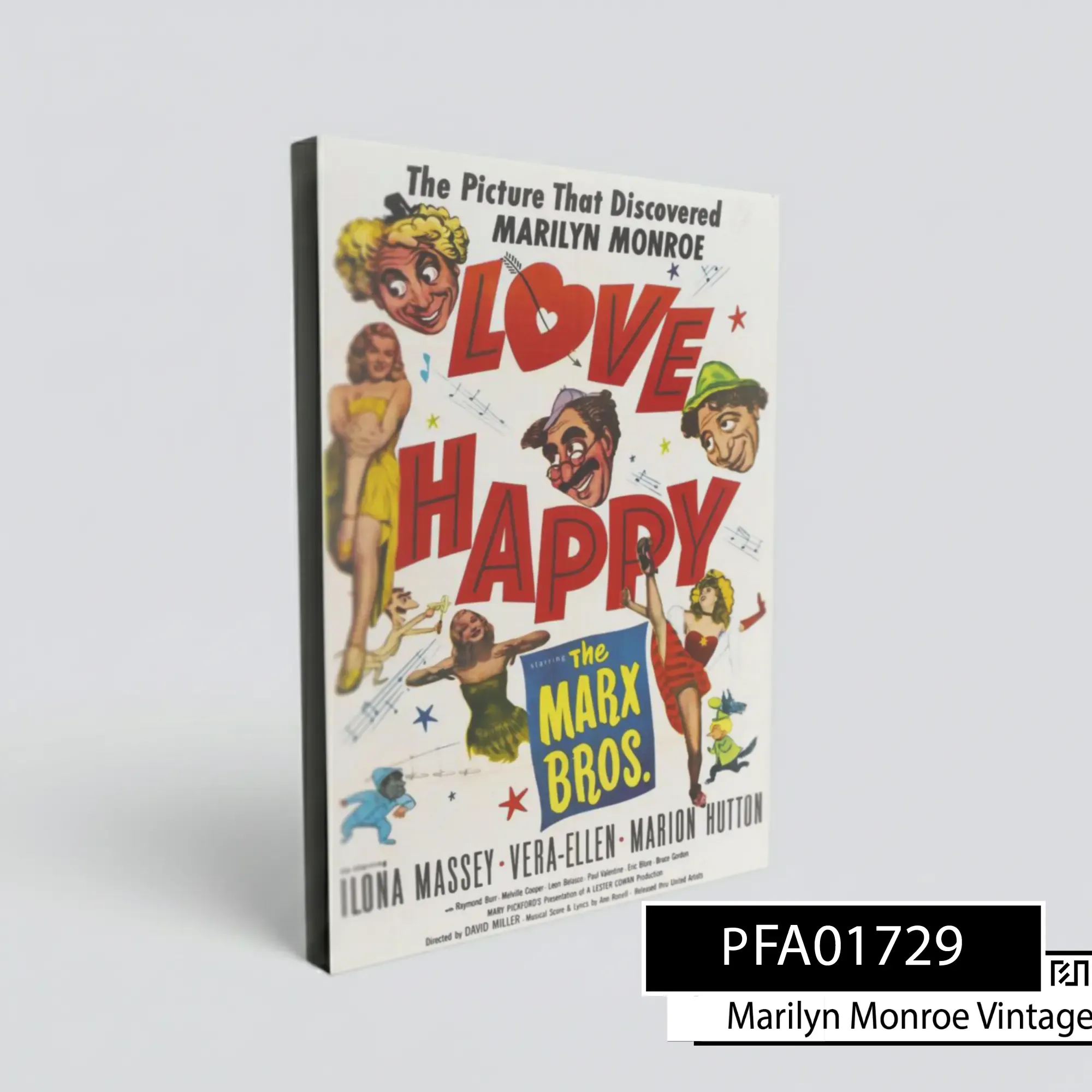 Poster Film Klasik Love Happy Marilyn Monroe