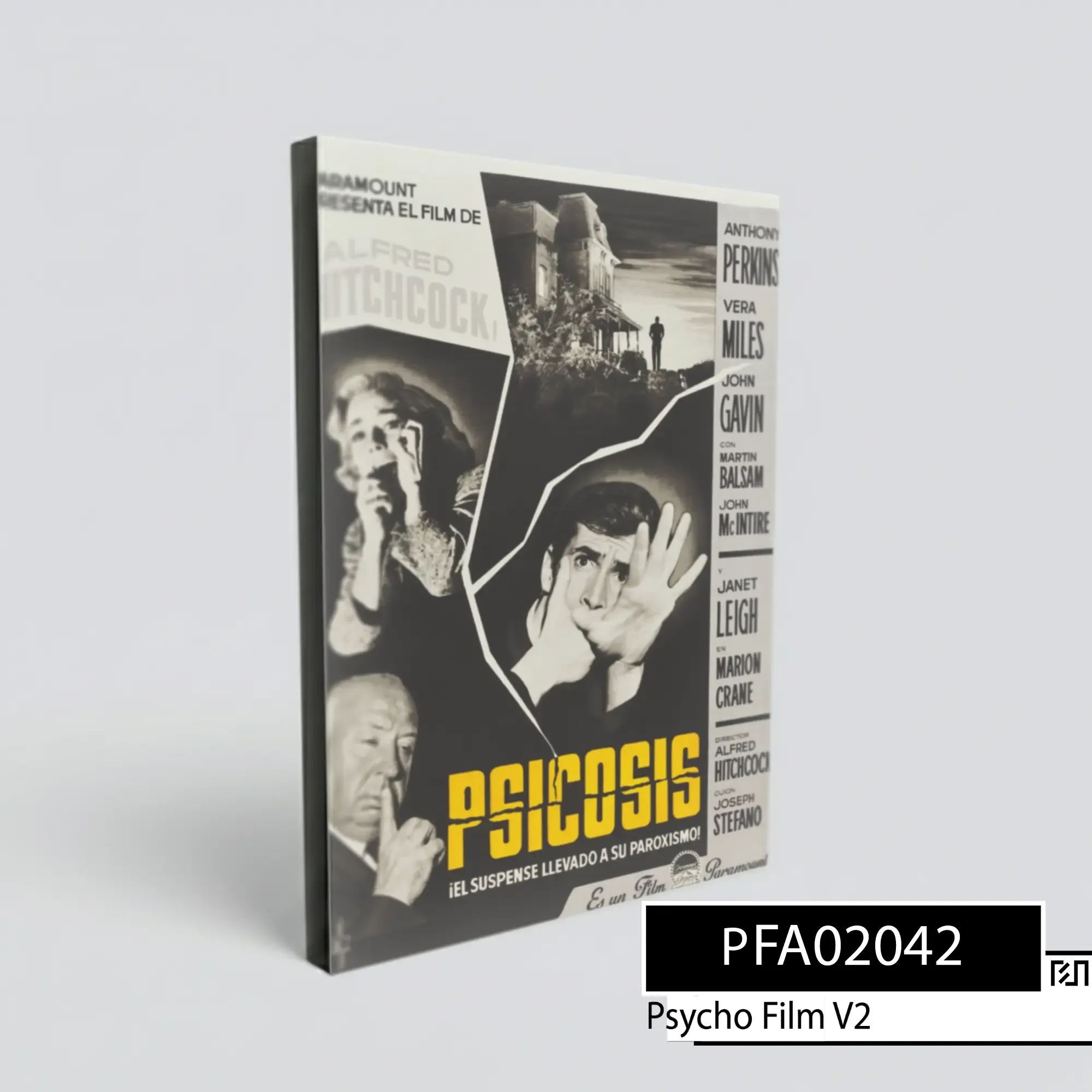 Poster Film Klasik Psikosis (Psycho) Alfred Hitchcock