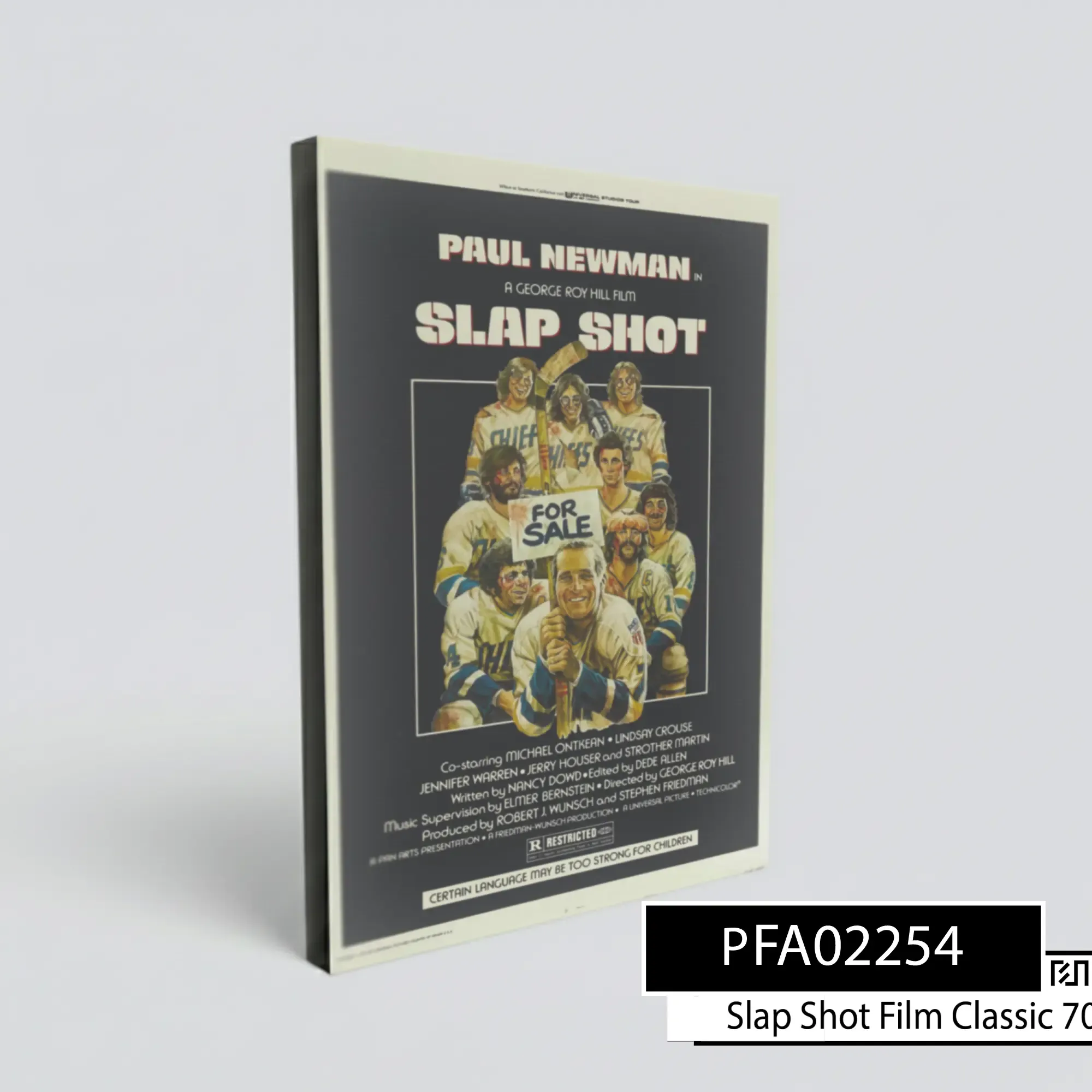 Poster Film Klasik Slap Shot Paul Newman