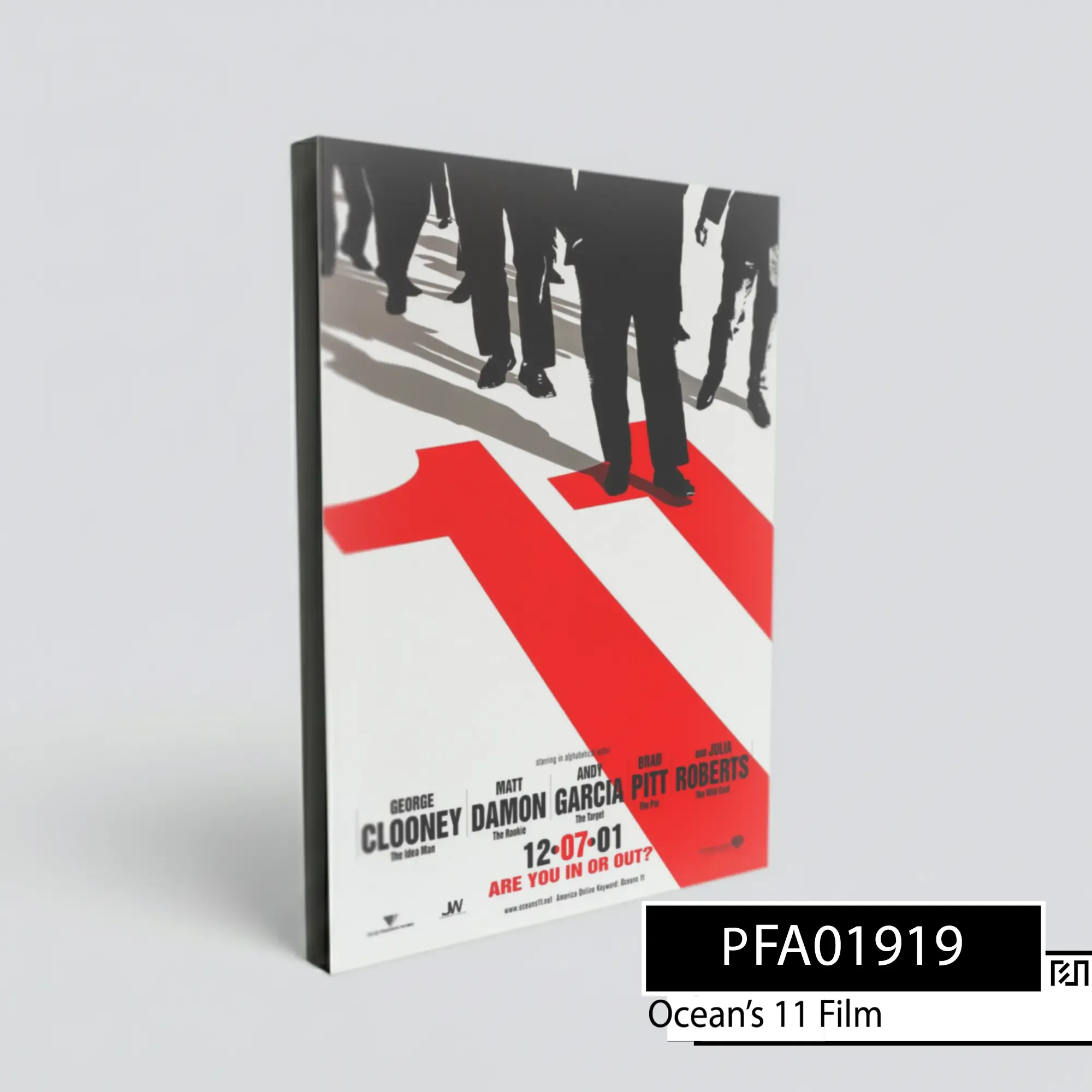 Poster Film Ocean's Eleven Minimalis