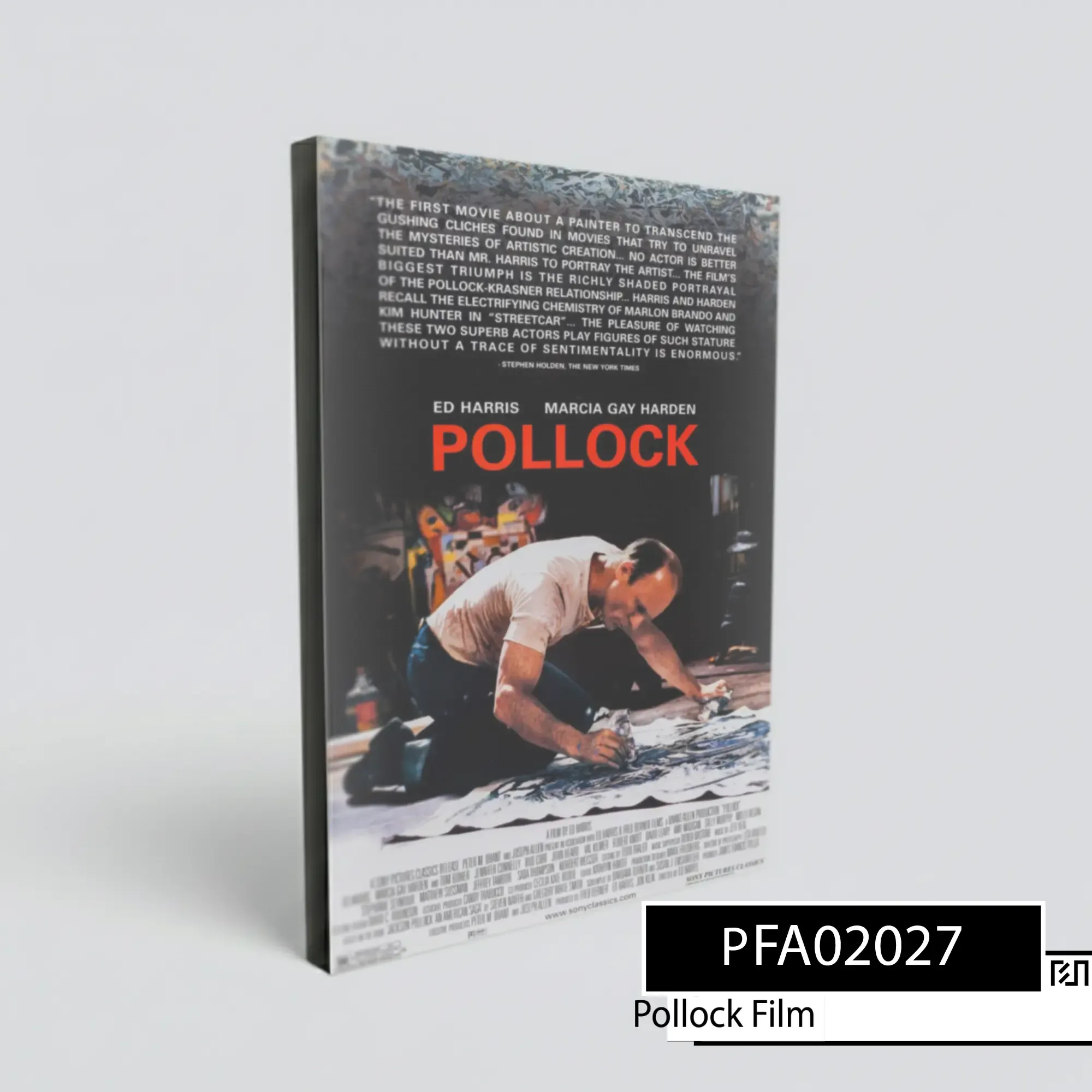 Poster Film Pollock (2000) - Biografi Jackson Pollock