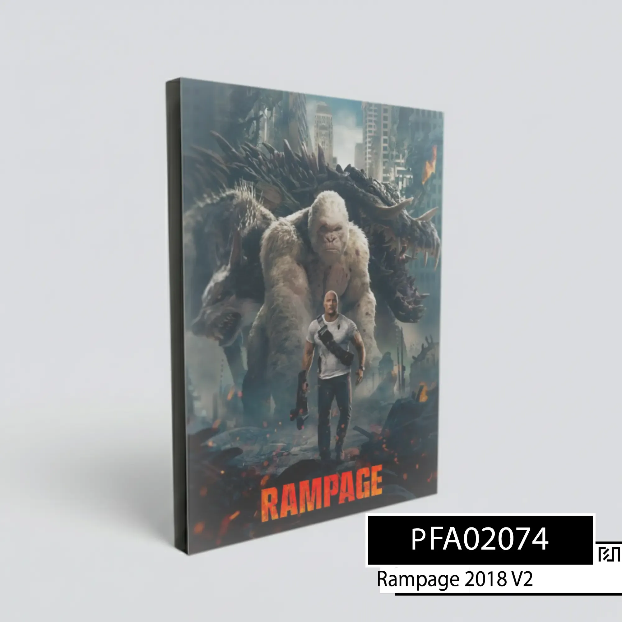 Poster Film Rampage 2018 Dwayne Johnson