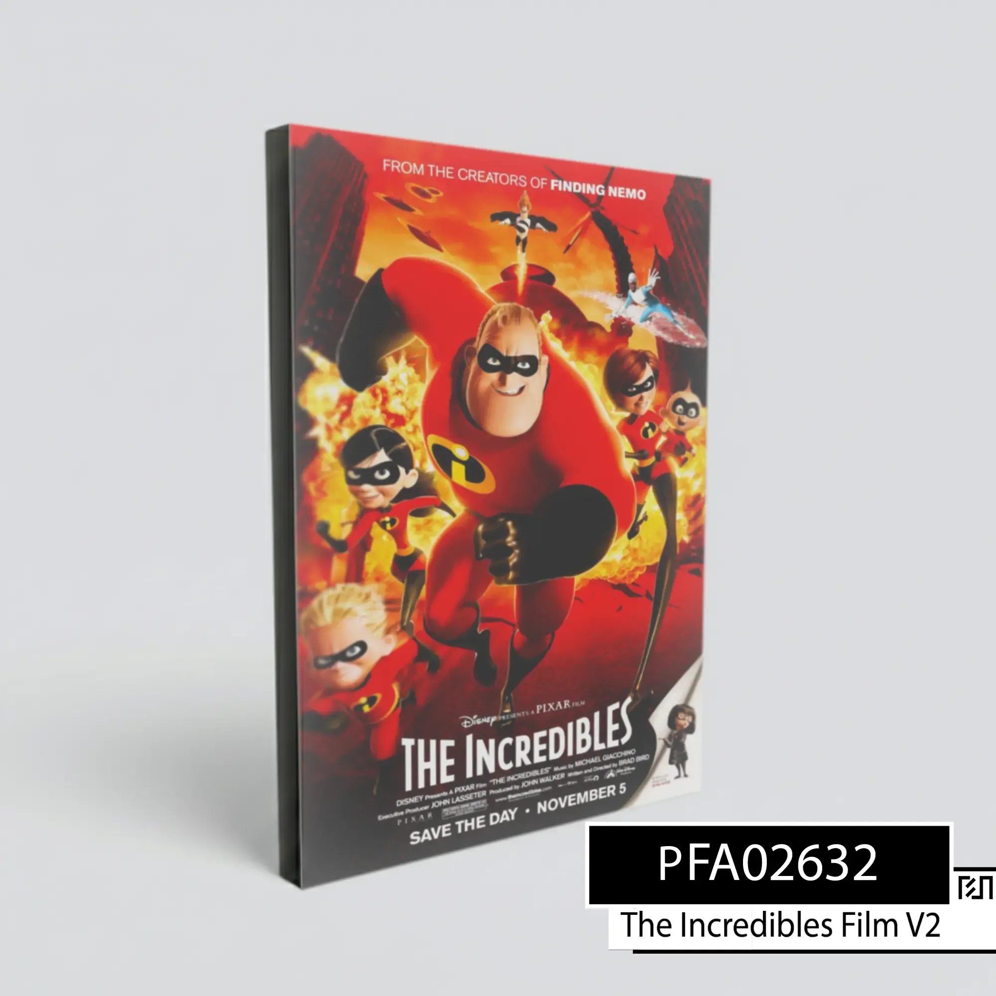 Poster Film The Incredibles Disney Pixar