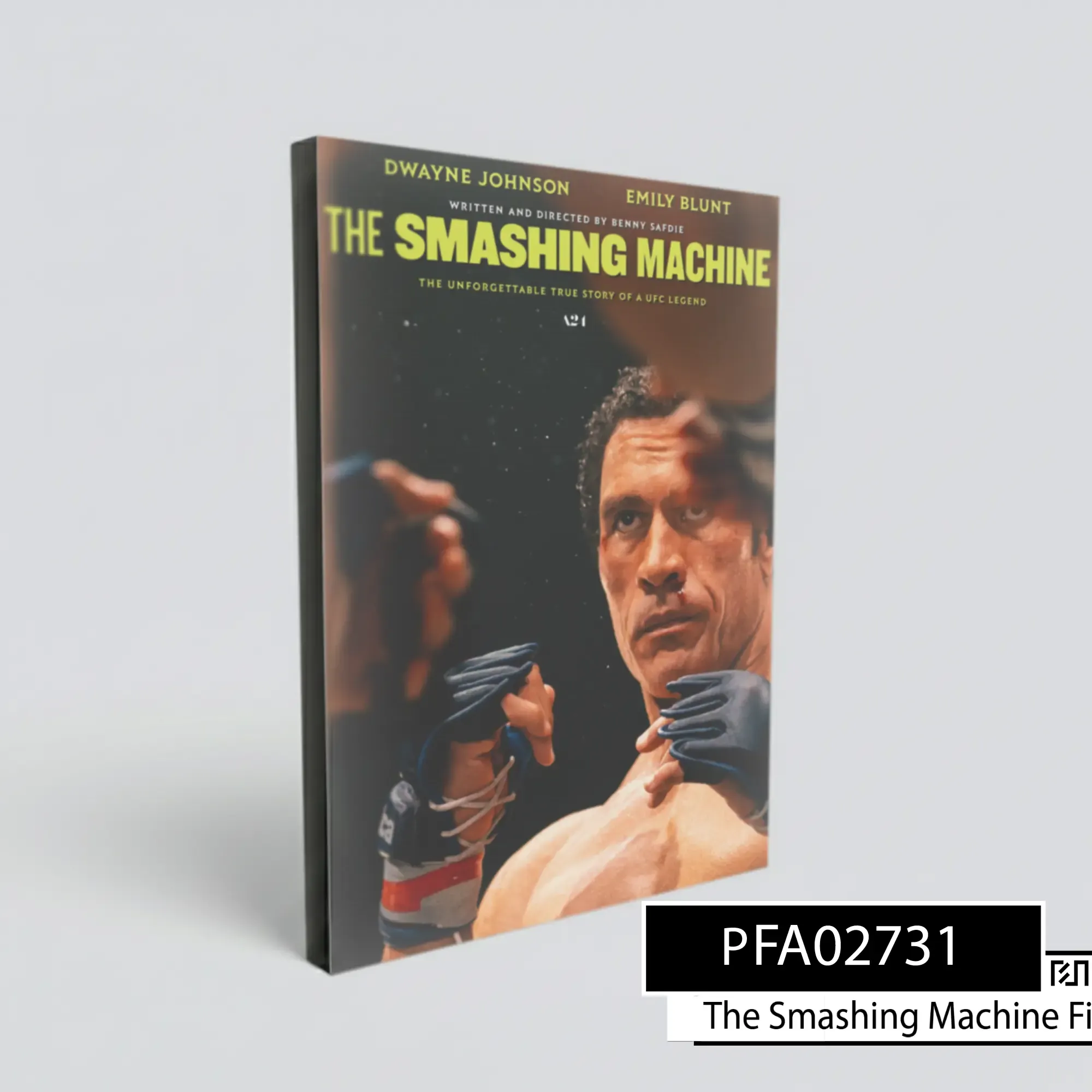 Poster Film The Smashing Machine Dwayne Johnson