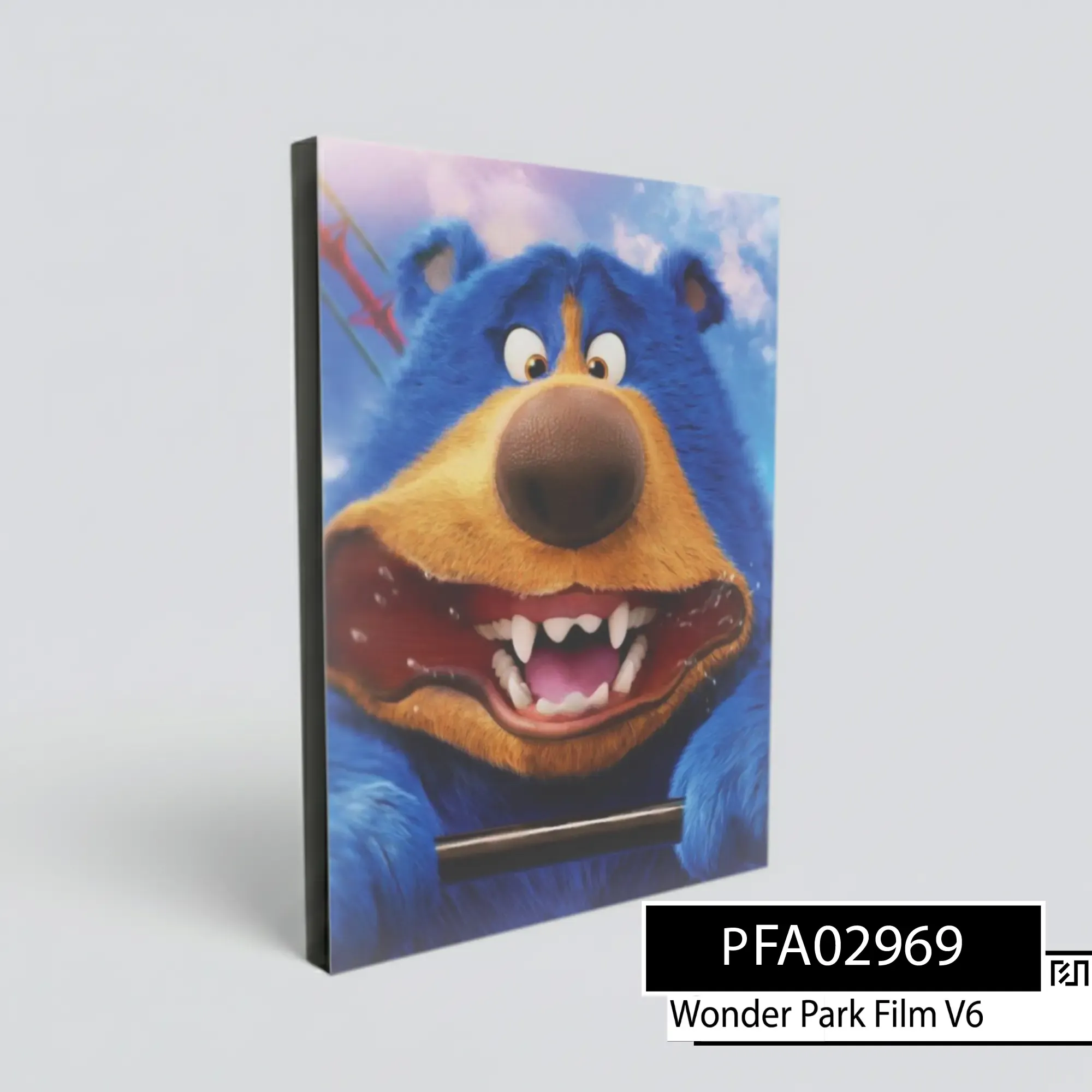 Poster Film Wonder Park Boomer Beruang Biru