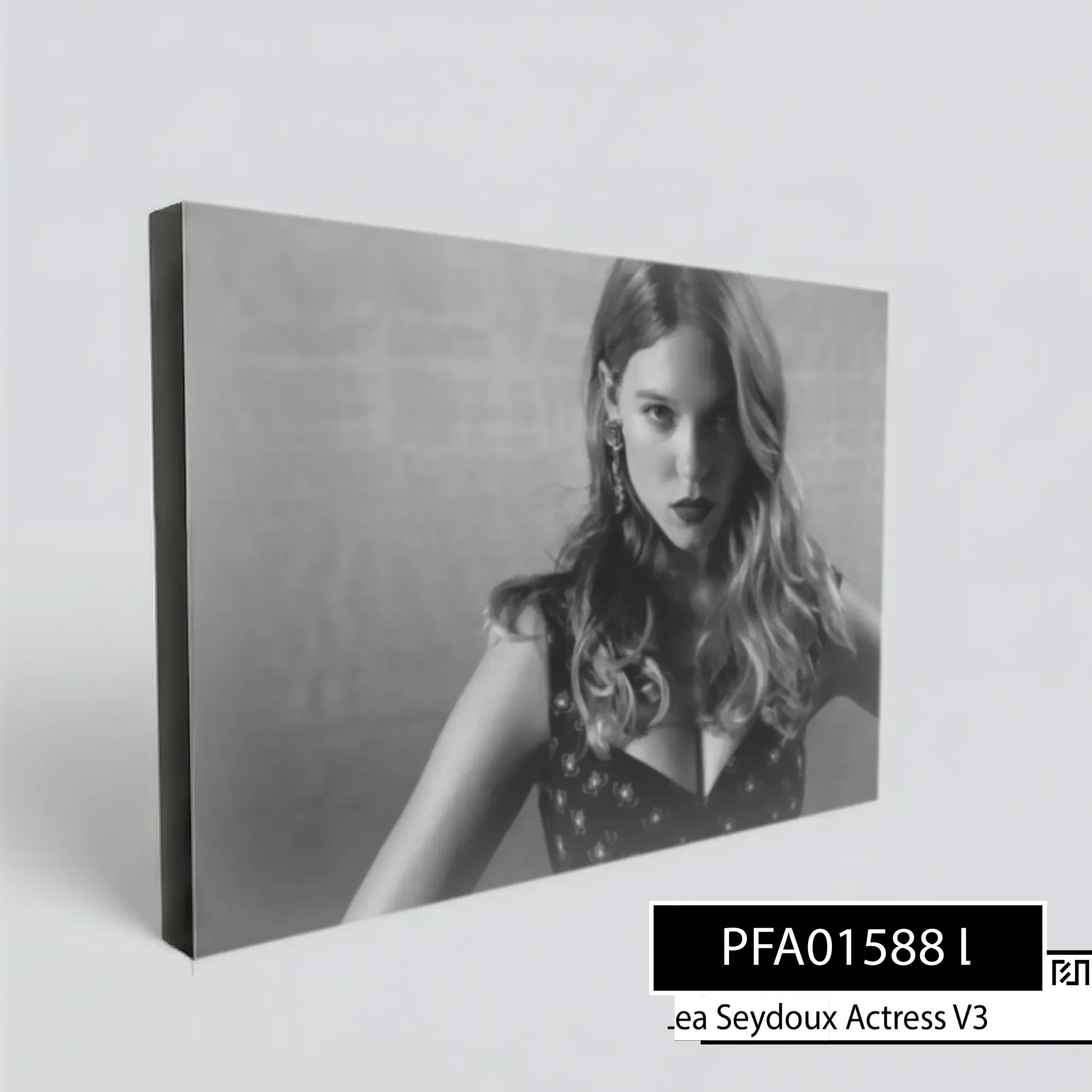 poster Foto Hitam Putih Léa Seydoux