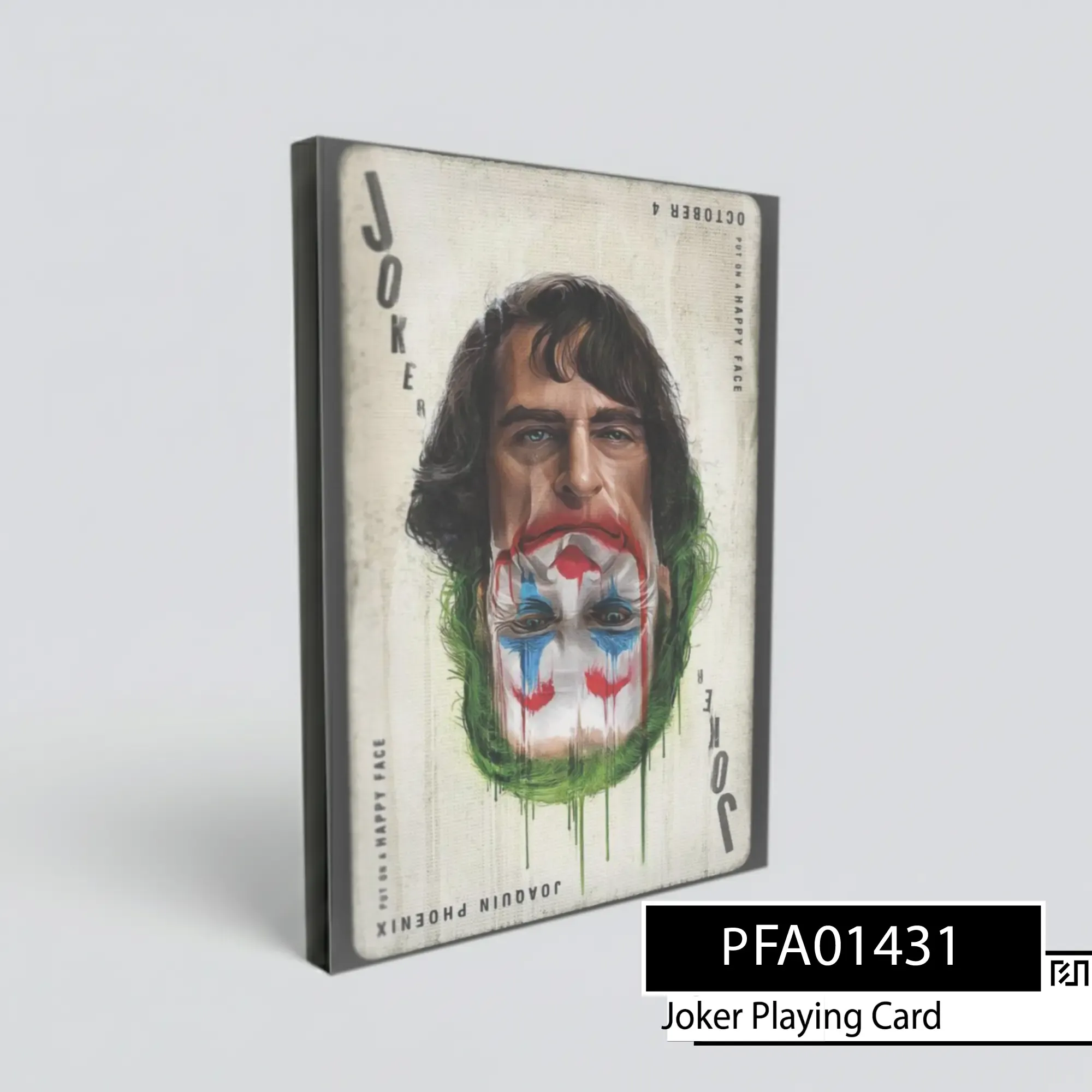 Poster Kartu Remi Joker Joaquin Phoenix