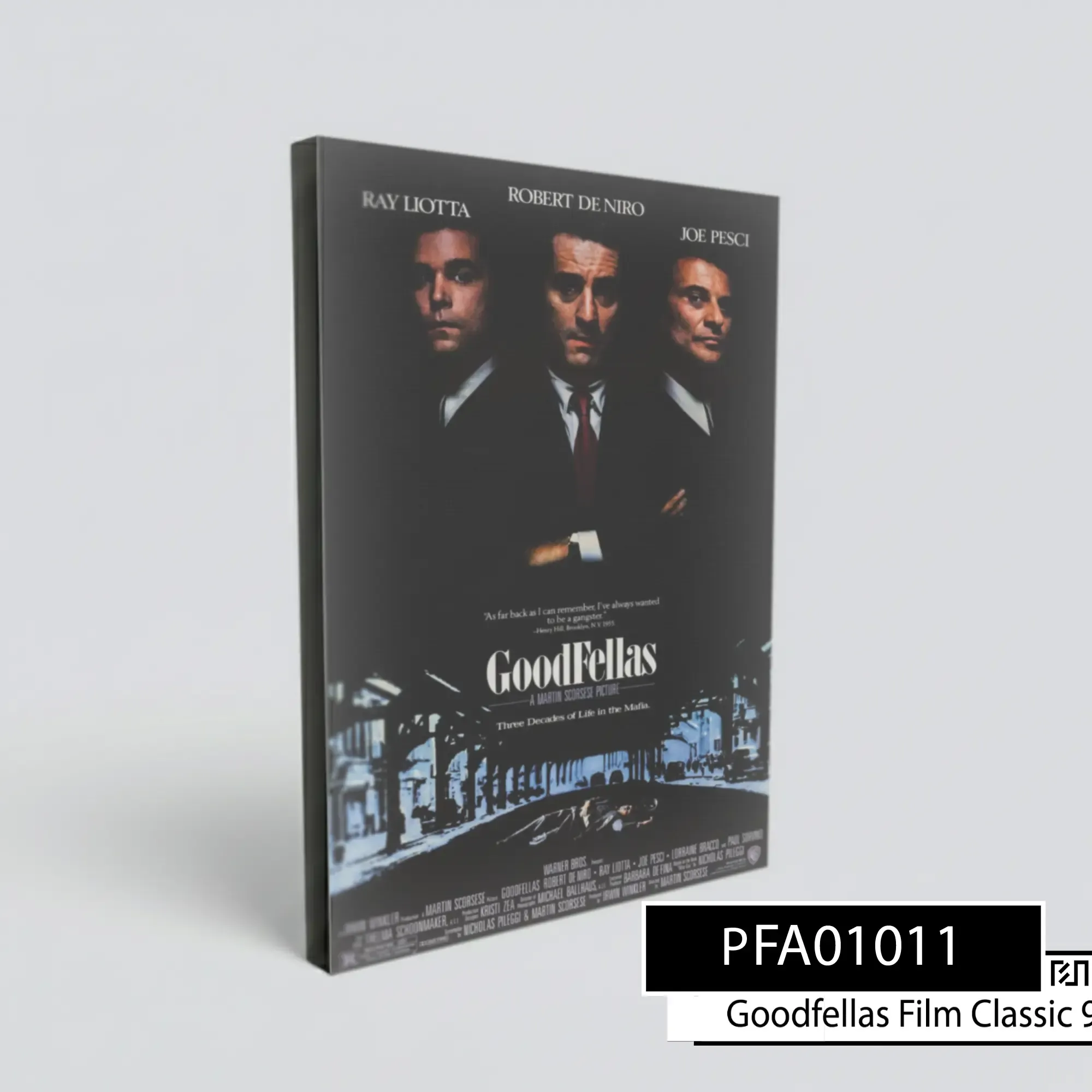 Poster Kayu Film GoodFellas Martin Scorsese Klasik