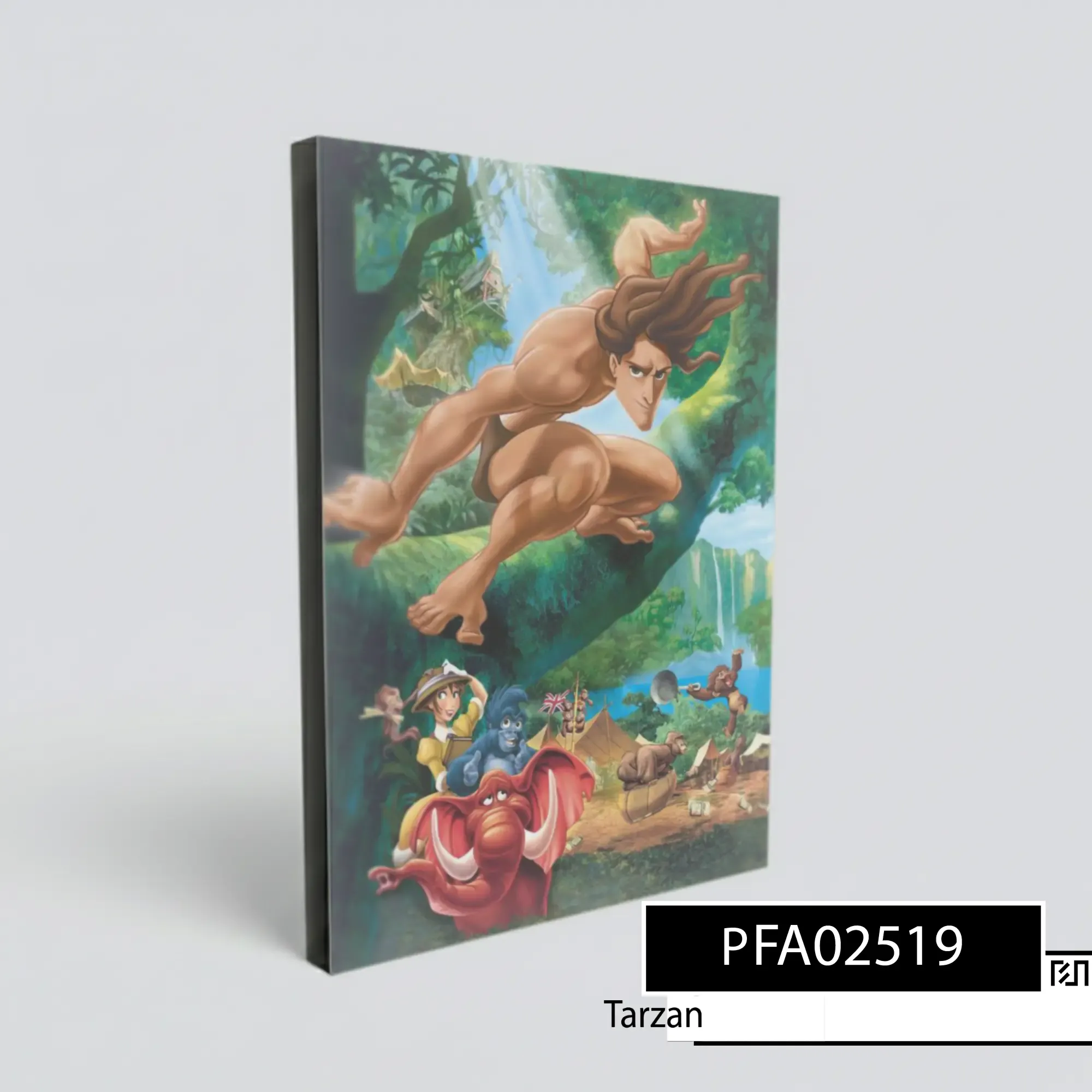 Poster Kayu Hiasan Dinding Disney Tarzan