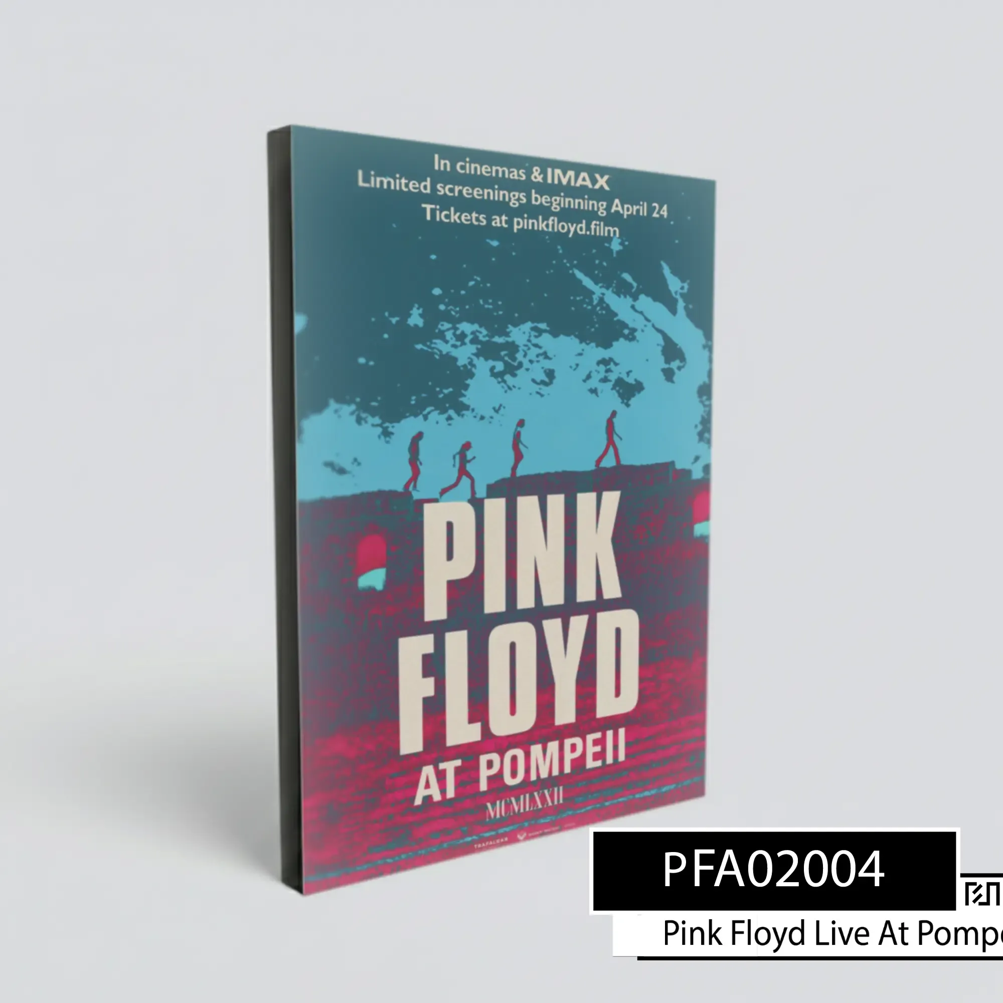 Poster Kayu Pink Floyd Live at Pompeii 1972