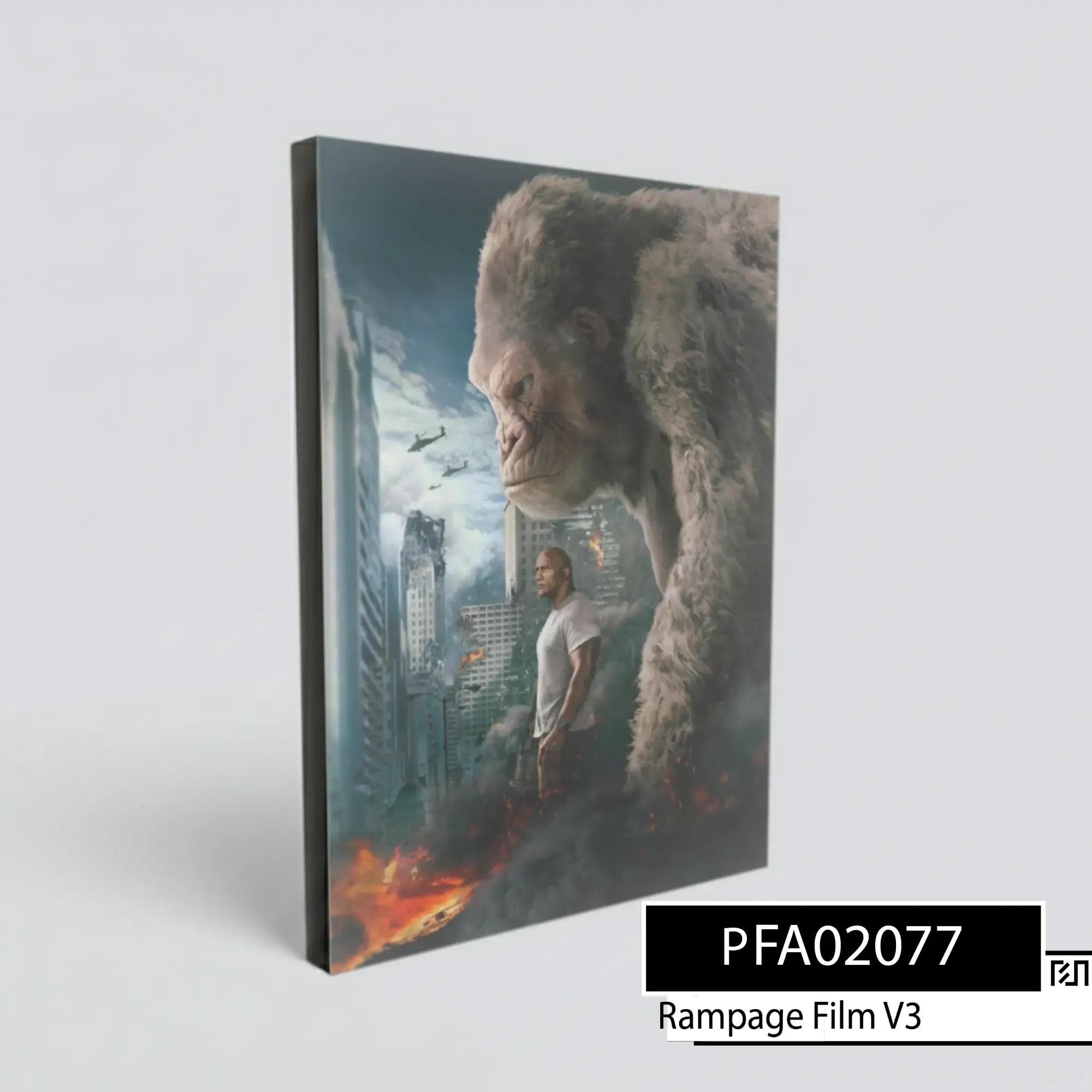 Poster poster Film Rampage Dwayne Johnson