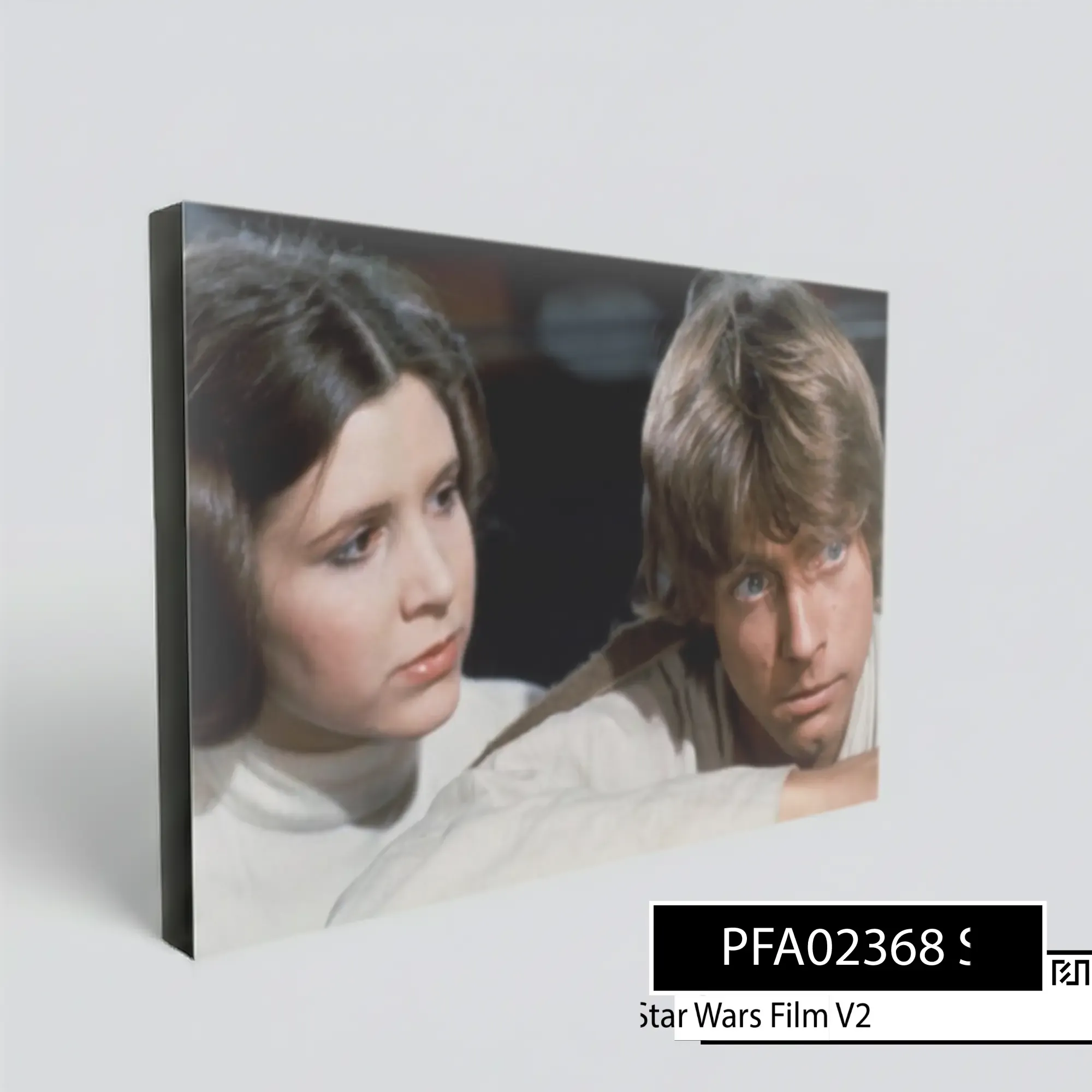Poster poster Star Wars Luke Skywalker dan Princess Leia