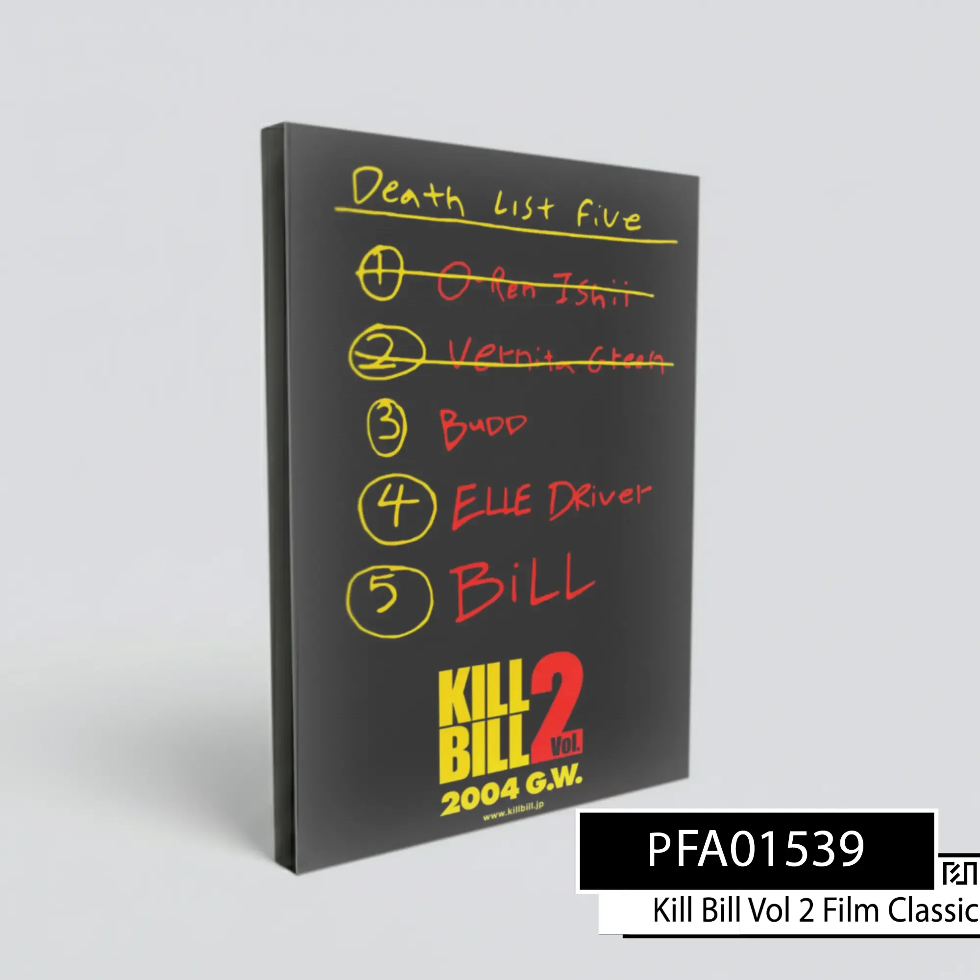 Poster Seni Dinding Kill Bill Vol. 2 Death List Five
