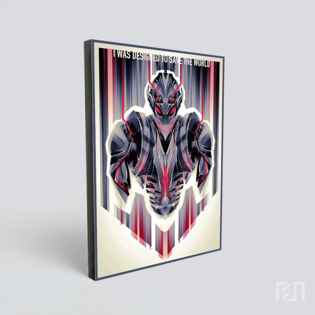 Desain Vektor Karakter Ultron Avengers Marvel