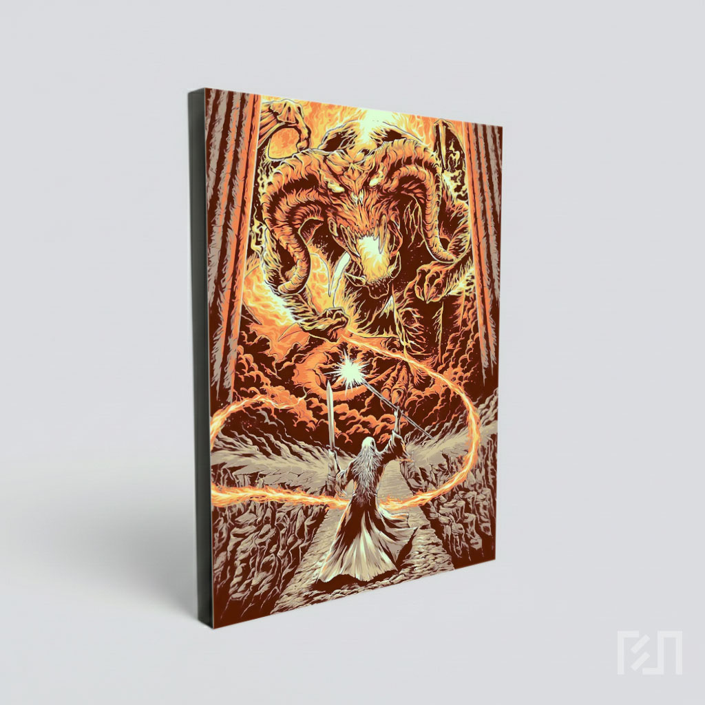 Gandalf Melawan Balrog: Seni Fantasi Lord of the Rings