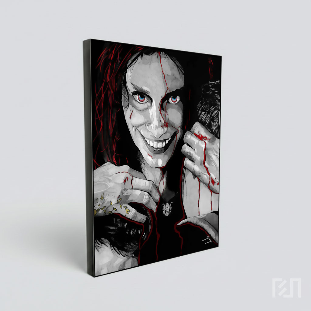 Ilustrasi Deadite Ellie Evil Dead Rise Penuh Darah
