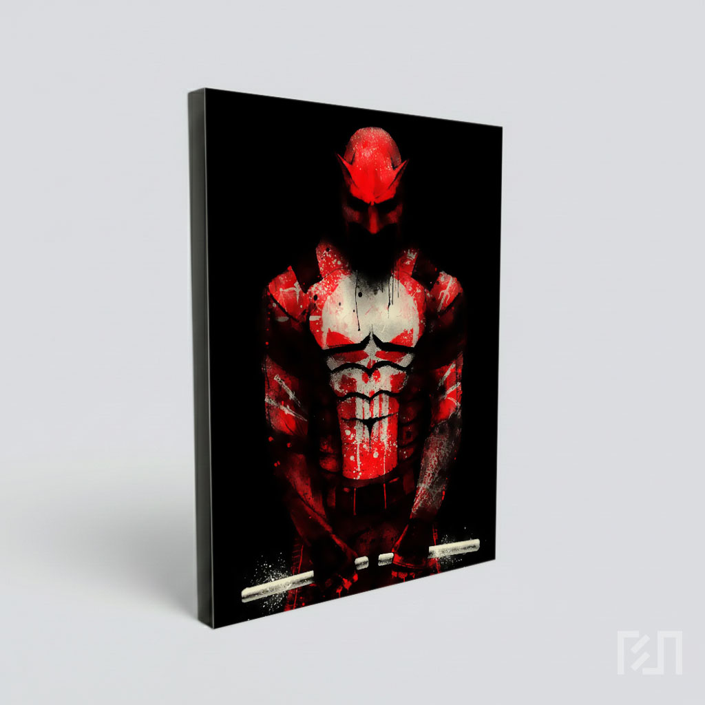 Ilustrasi Digital Mashup Daredevil dan The Punisher