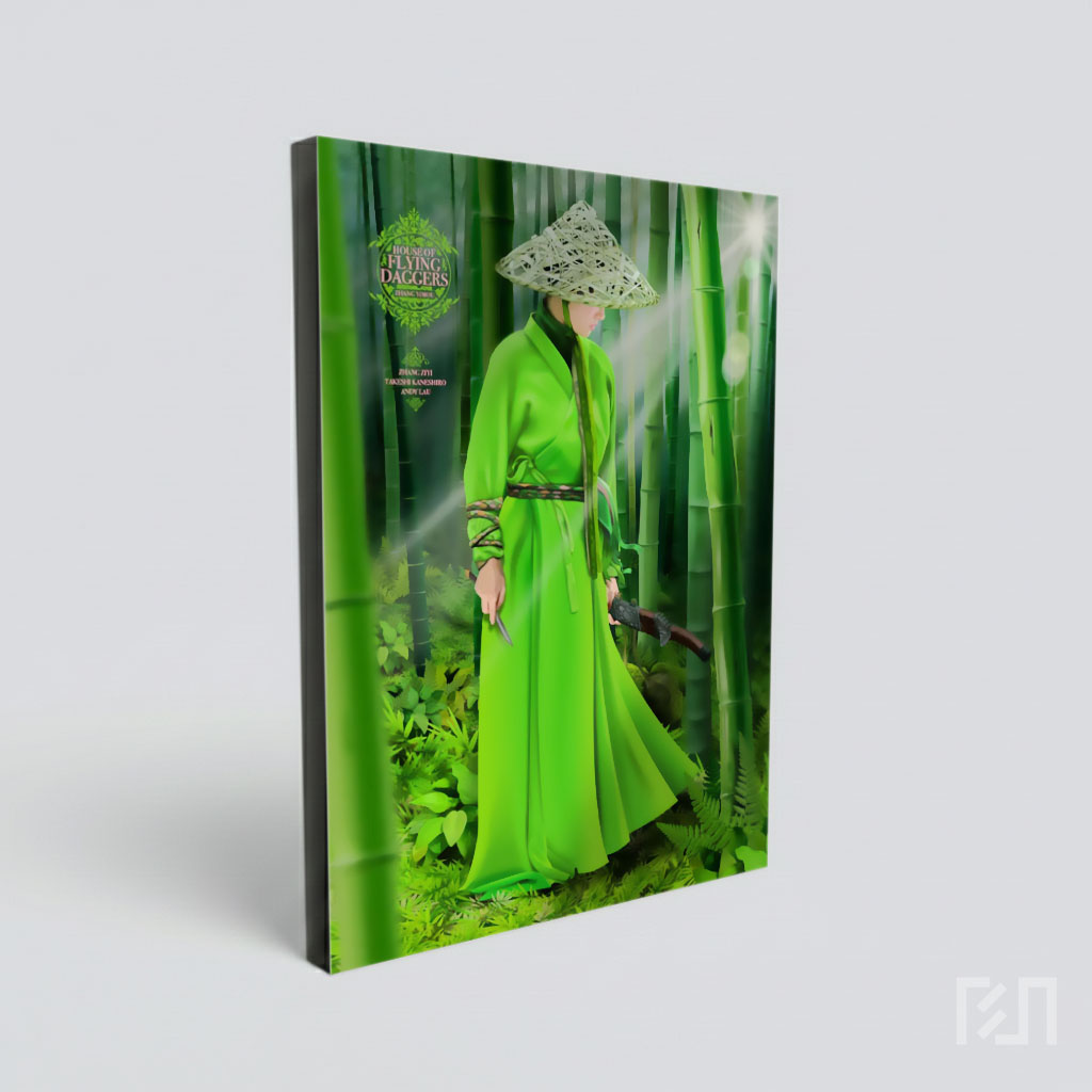 Ilustrasi Film House of Flying Daggers Hutan Bambu
