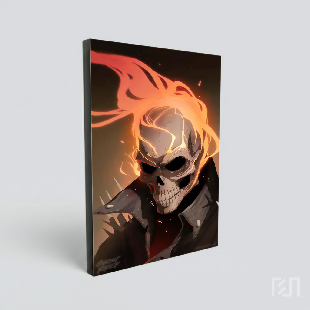 Ilustrasi Ghost Rider Marvel Comics