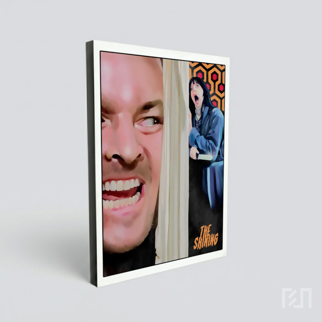 Ilustrasi Horror Film The Shining Jack Nicholson
