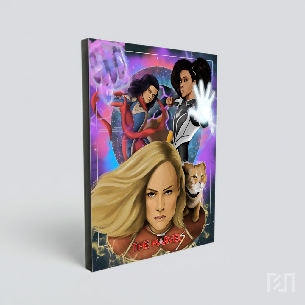 Ilustrasi Karakter Film The Marvels MCU