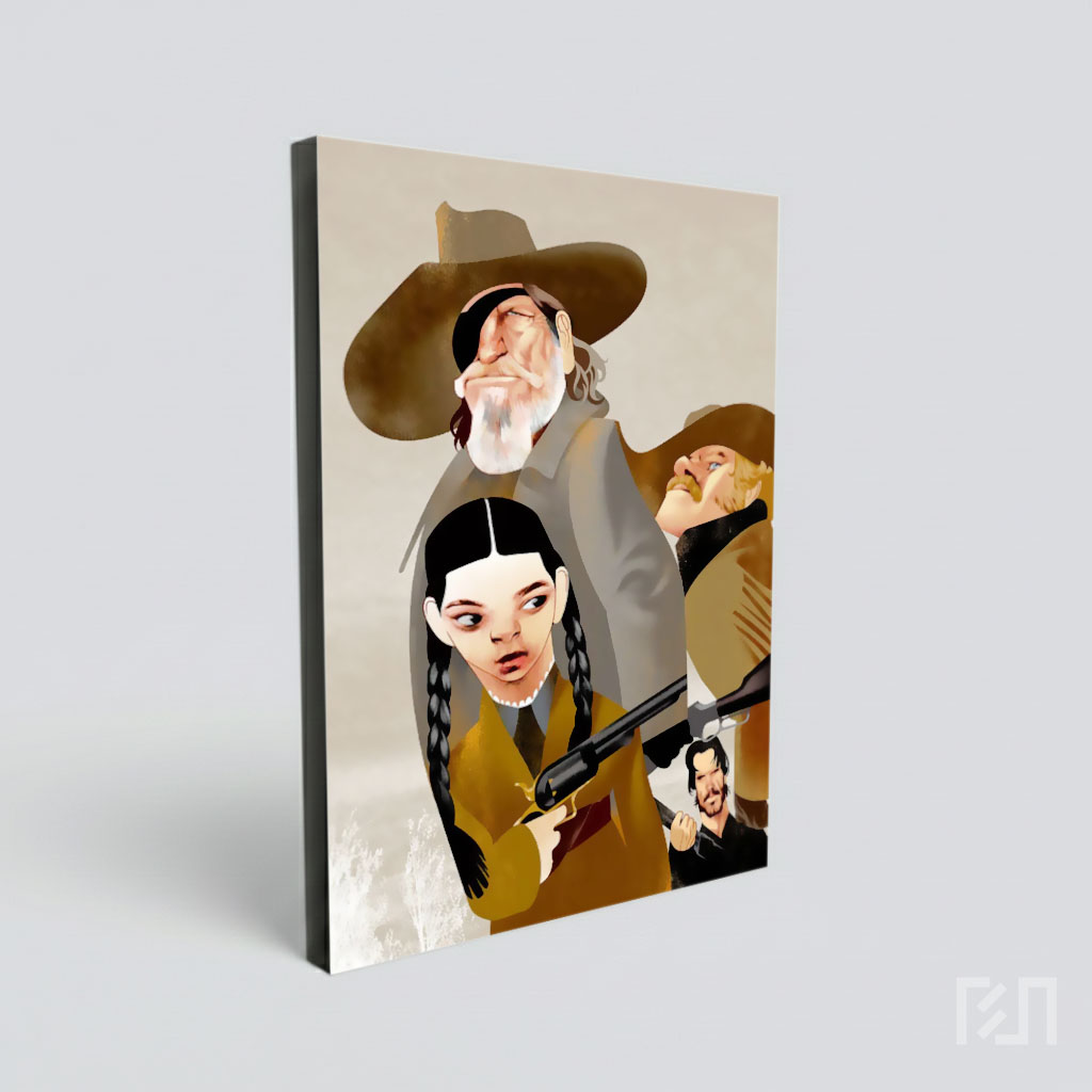 Ilustrasi Karakter Film True Grit