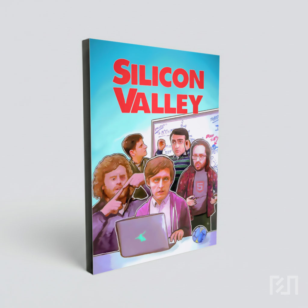 Ilustrasi Karakter Serial HBO Silicon Valley