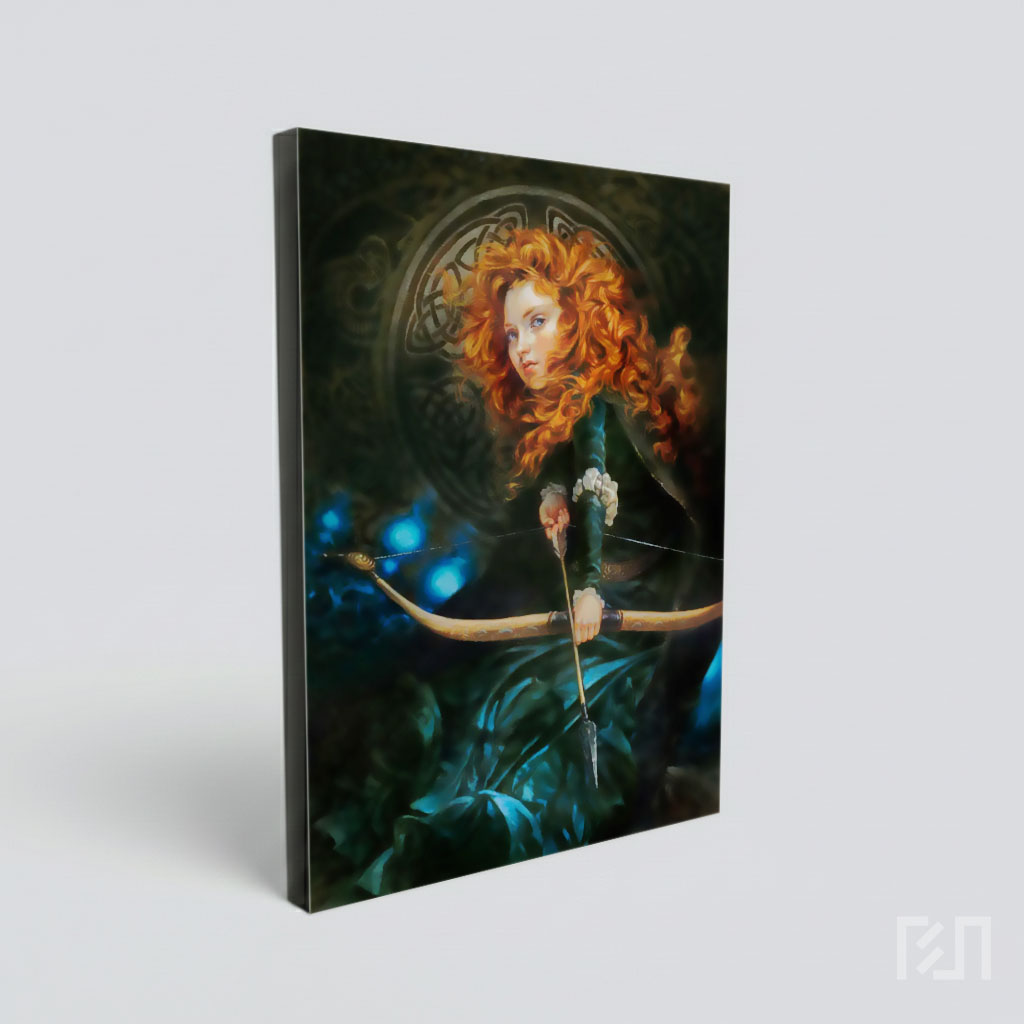 Ilustrasi Merida dari Film Disney Pixar Brave