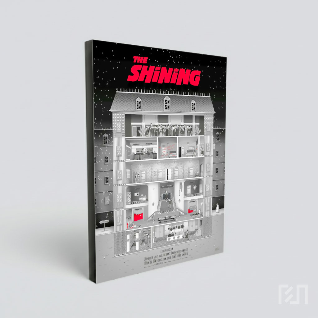 Ilustrasi Penampang Overlook Hotel The Shining