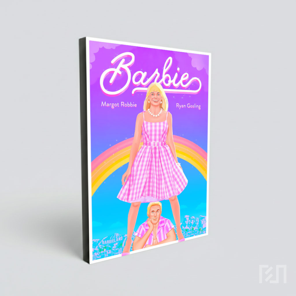 Ilustrasi Poster Film Barbie