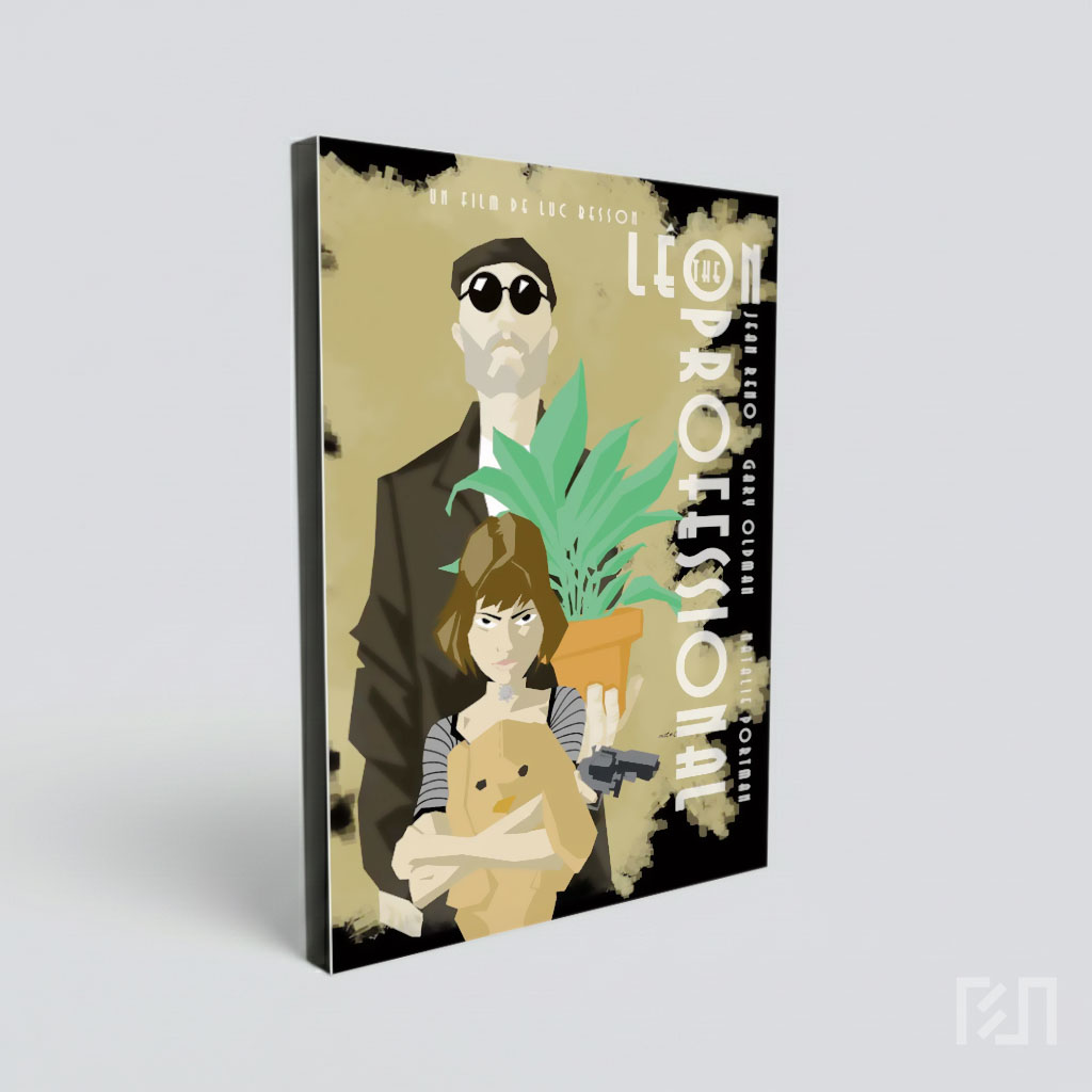 Ilustrasi Poster Film Léon: The Professional