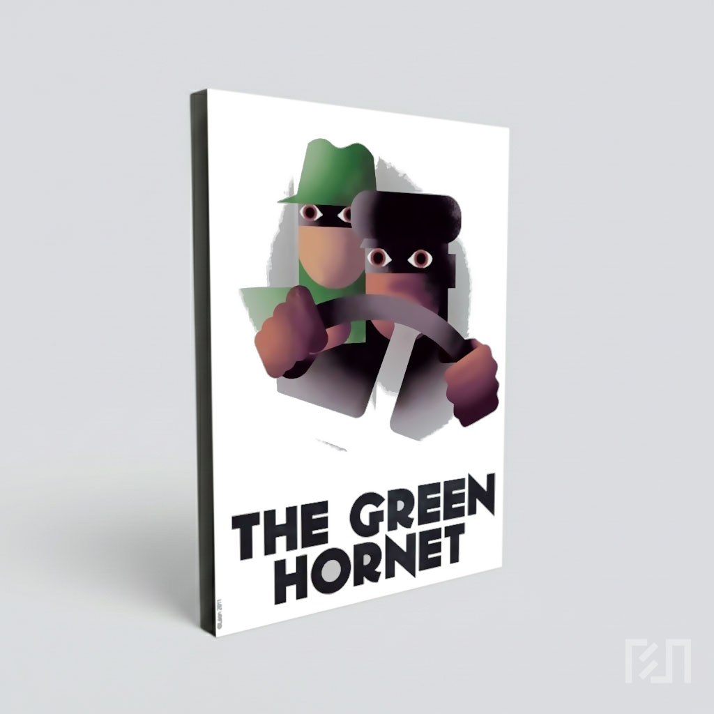 Ilustrasi Poster Film The Green