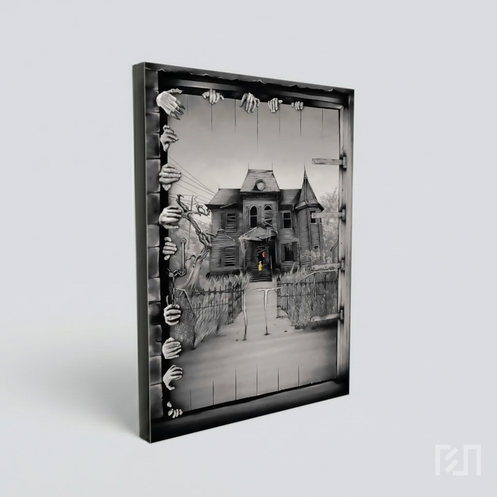 Ilustrasi Rumah Neibolt Street Film Horor IT Stephen King