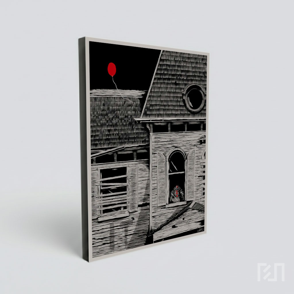 Ilustrasi Rumah Neibolt Street Pennywise Film IT