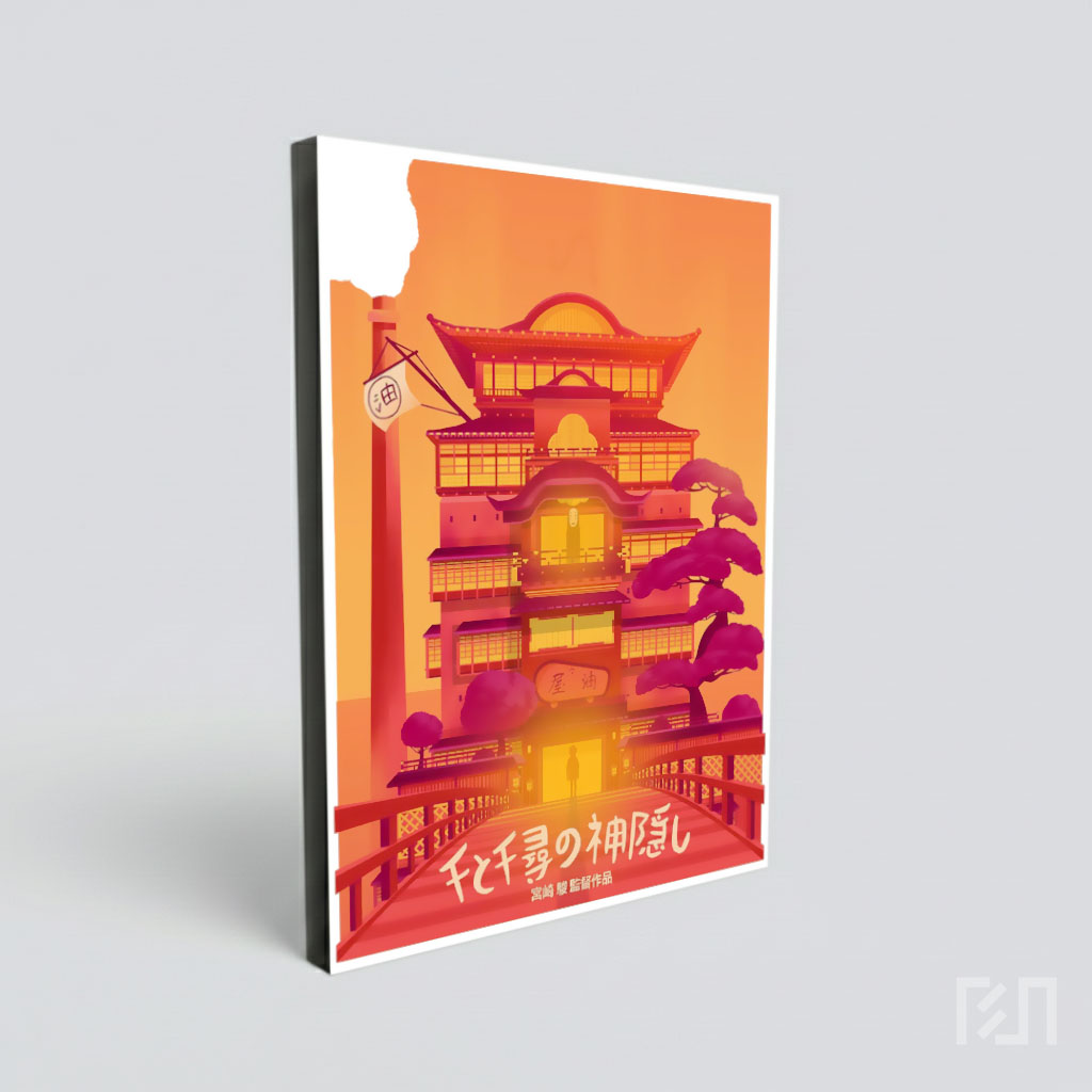 Ilustrasi Rumah Pemandian Spirited Away