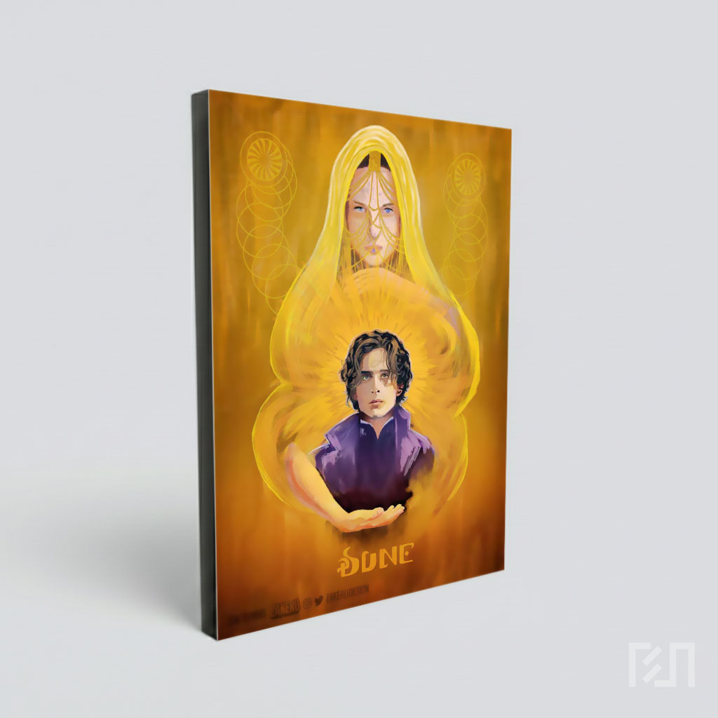 Ilustrasi Seni Paul Atreides dan Alia dari Dune