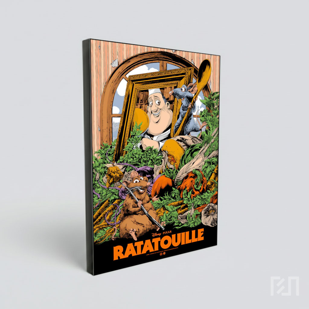 Ilustrasi Seni Penggemar Ratatouille Disney Pixar