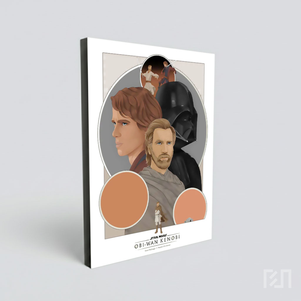 Ilustrasi Seni Star Wars: Anakin, Obi-Wan, dan Darth Vader