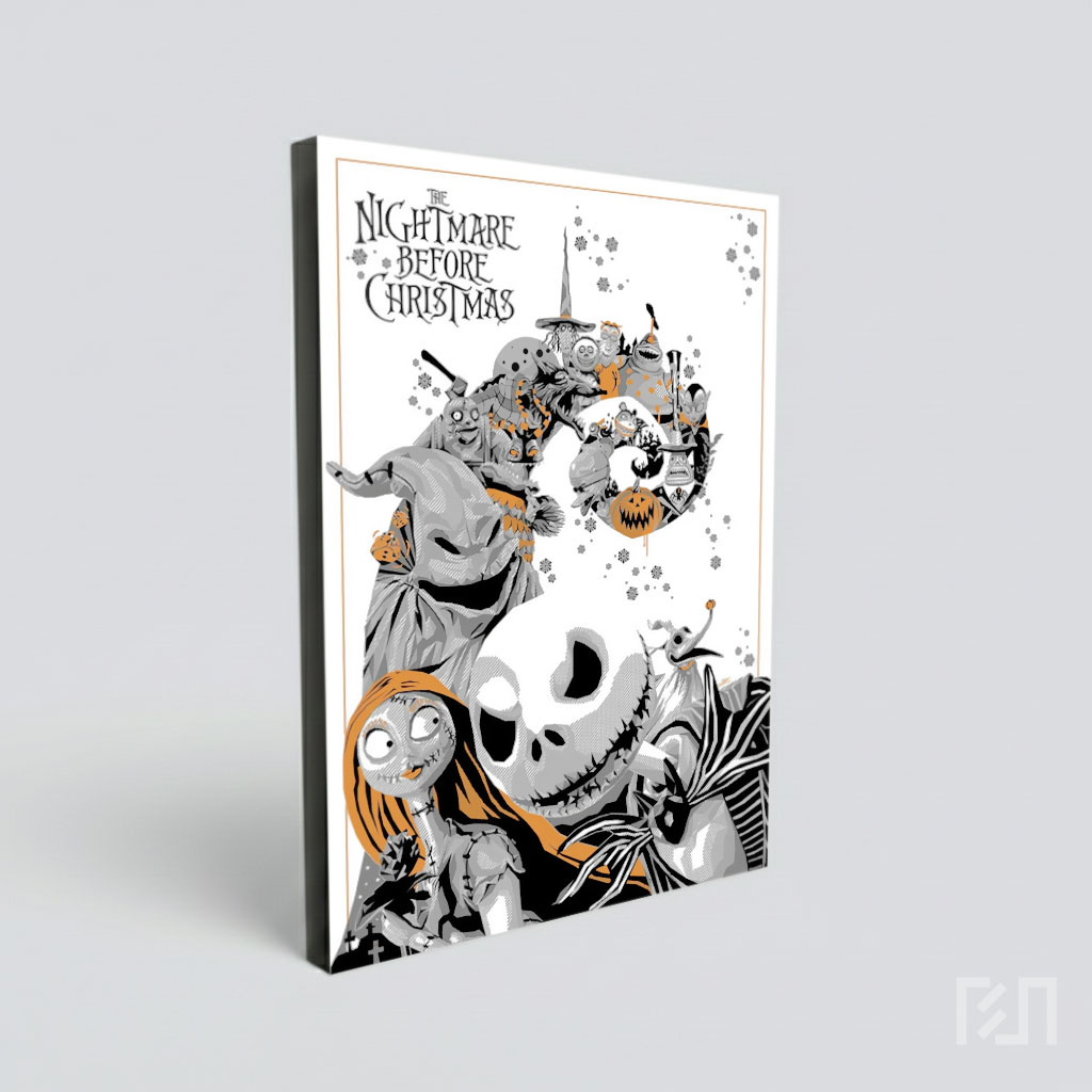Ilustrasi Seni The Nightmare Before Christmas