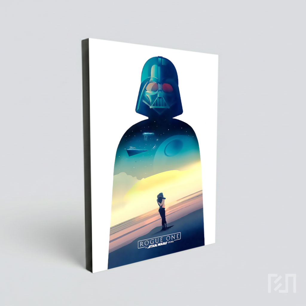 Ilustrasi Siluet Darth Vader Rogue One Star Wars